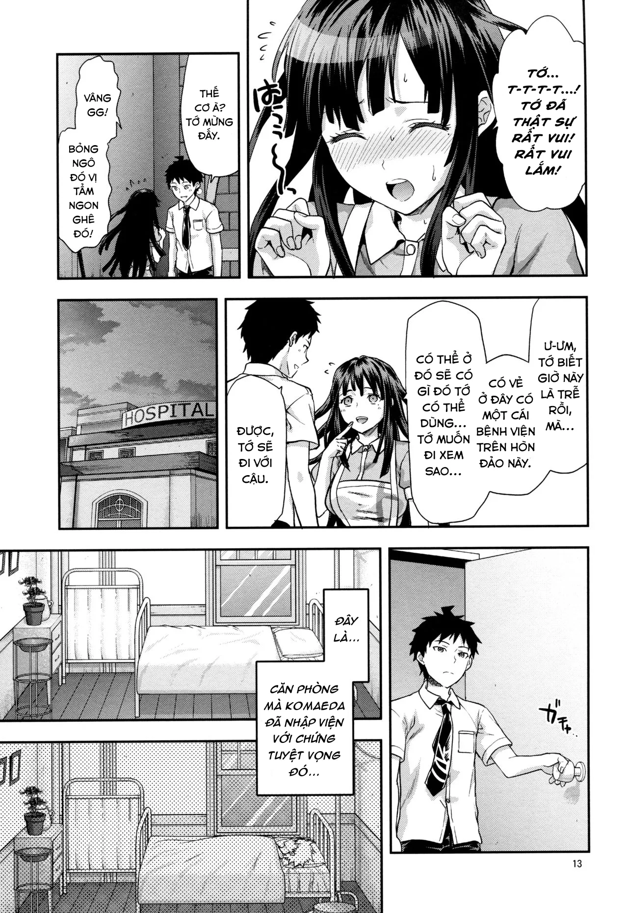 HentaiVN.net - Ảnh 8 - Chuyện tình trên đảo (Danganronpa 2) [Stand By Me] - Oneshot