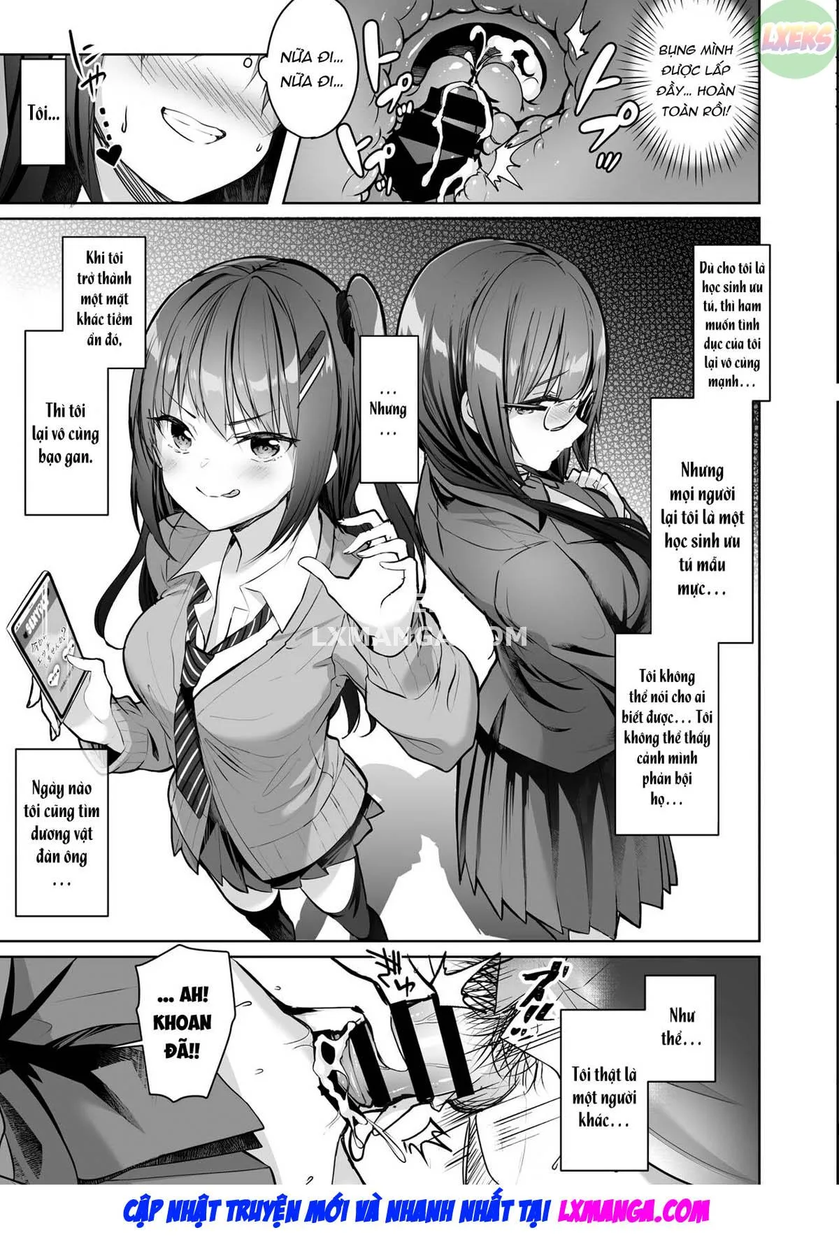 HentaiVN.net - Ảnh 14 - The Hidden Self Of The Honor Student Is A Super Slut Cosplayer [Yuutousei No Ura No Sugata Wa Chou Bitch Layer -Yuutousei Ayaka No Ura Omote-] - Chap 1 - The (Cover) Honor Student Ayaka