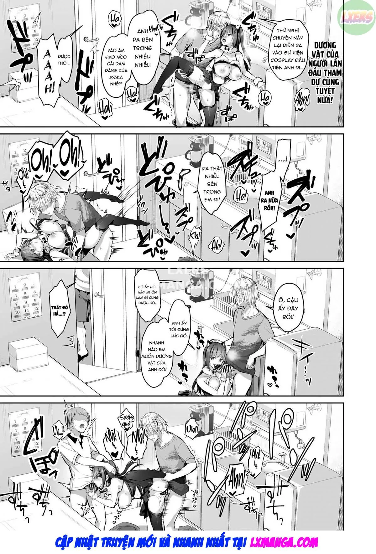 HentaiVN.net - Ảnh 30 - The Hidden Self Of The Honor Student Is A Super Slut Cosplayer [Yuutousei No Ura No Sugata Wa Chou Bitch Layer -Yuutousei Ayaka No Ura Omote-] - Chap 1 - The (Cover) Honor Student Ayaka