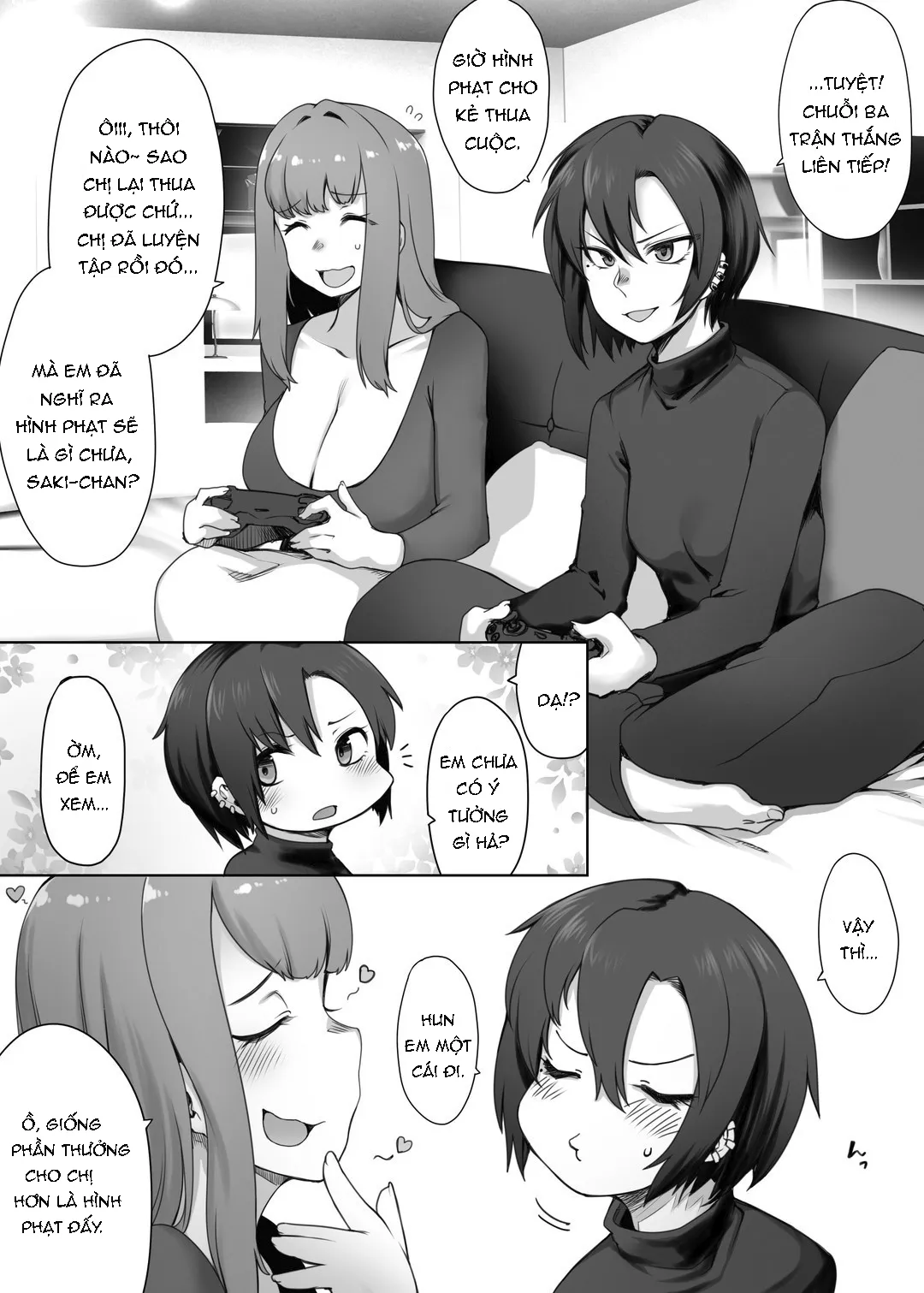 HentaiVN.net - Ảnh 7 - Nao và Saki là cặp đôi [Kougyaku Les Couple] - Oneshot