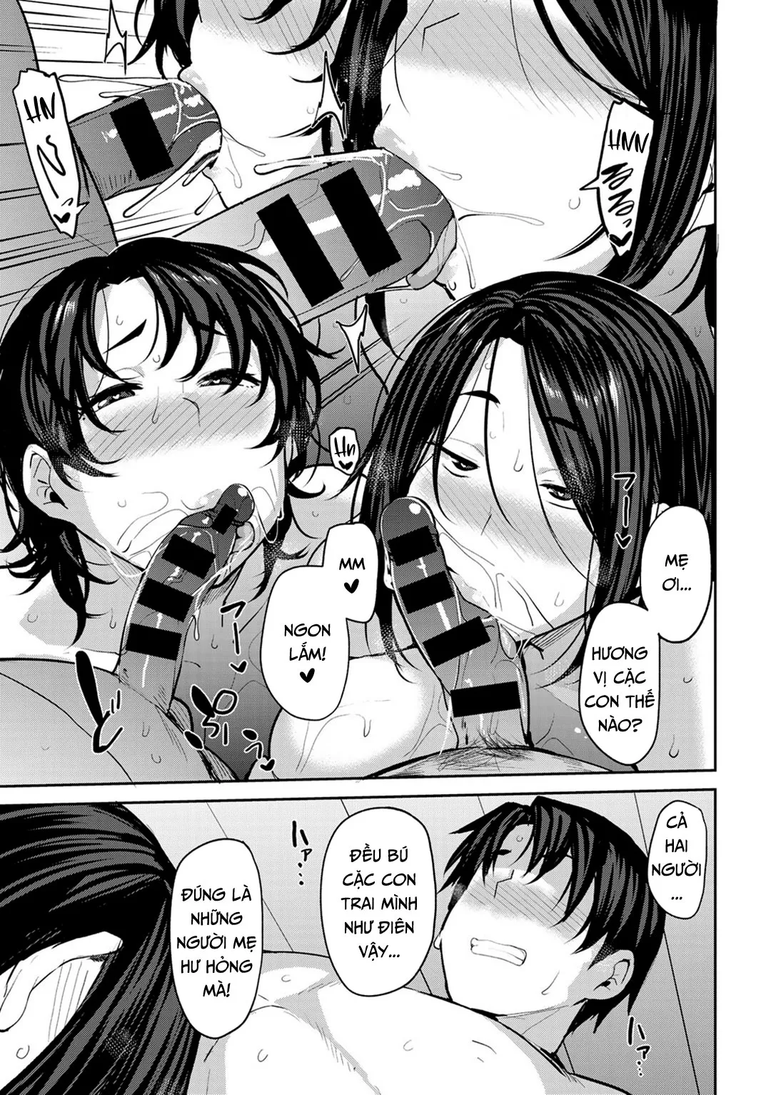 HentaiVN.net - Ảnh 19 - Hai người mẹ đều loạn luân [Soubo Soukan; Twin Mothers Incest] - Chap 3 - [END]