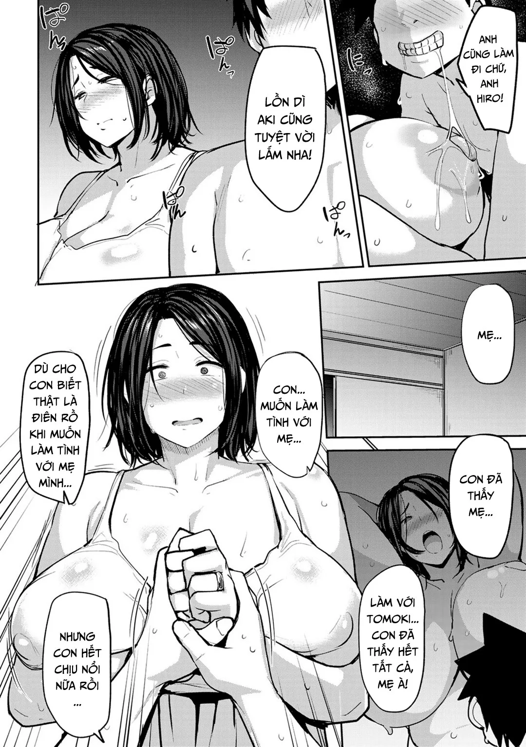 HentaiVN.net - Ảnh 8 - Hai người mẹ đều loạn luân [Soubo Soukan; Twin Mothers Incest] - Chap 3 - [END]