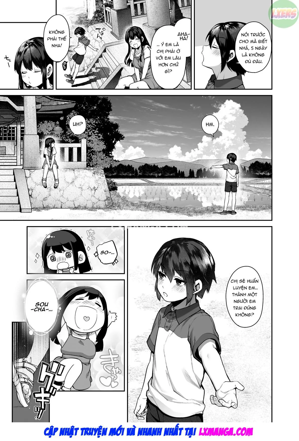HentaiVN.net - Ảnh 15 - Otona ni Naru Natsu [-Oboetate H ni Dohamari suru Inaka OneShota-] - Oneshot