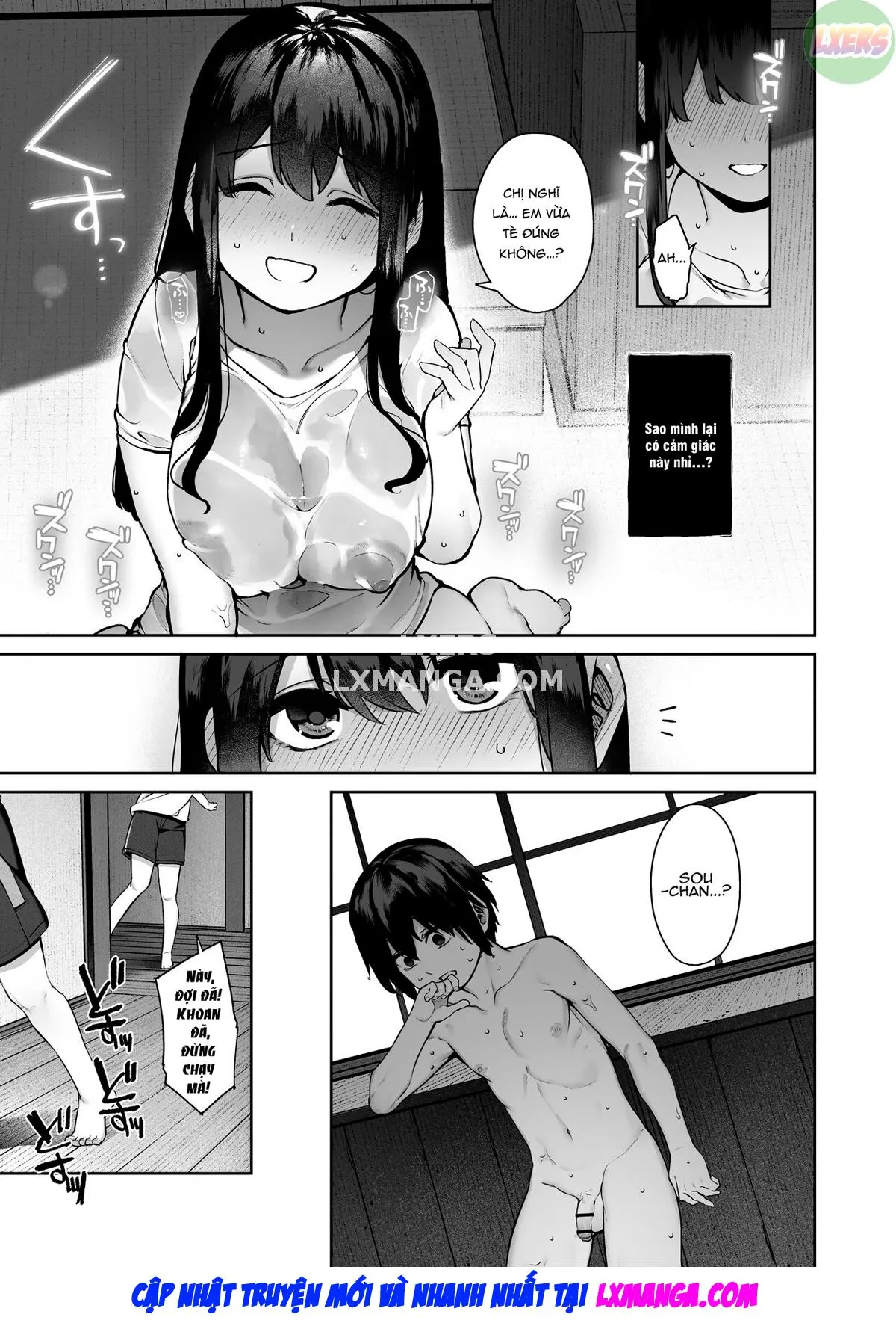 HentaiVN.net - Ảnh 27 - Otona ni Naru Natsu [-Oboetate H ni Dohamari suru Inaka OneShota-] - Oneshot