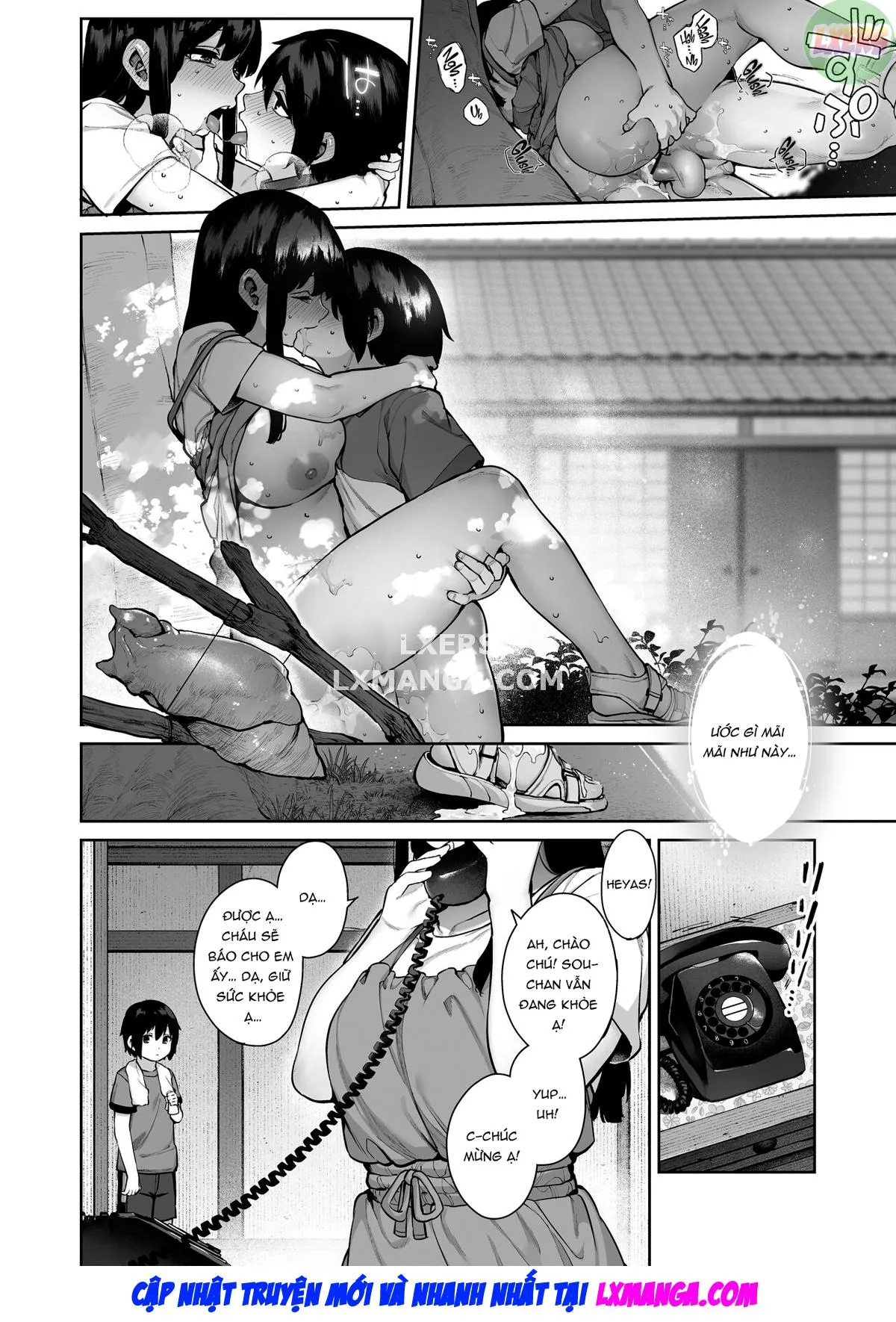HentaiVN.net - Ảnh 56 - Otona ni Naru Natsu [-Oboetate H ni Dohamari suru Inaka OneShota-] - Oneshot