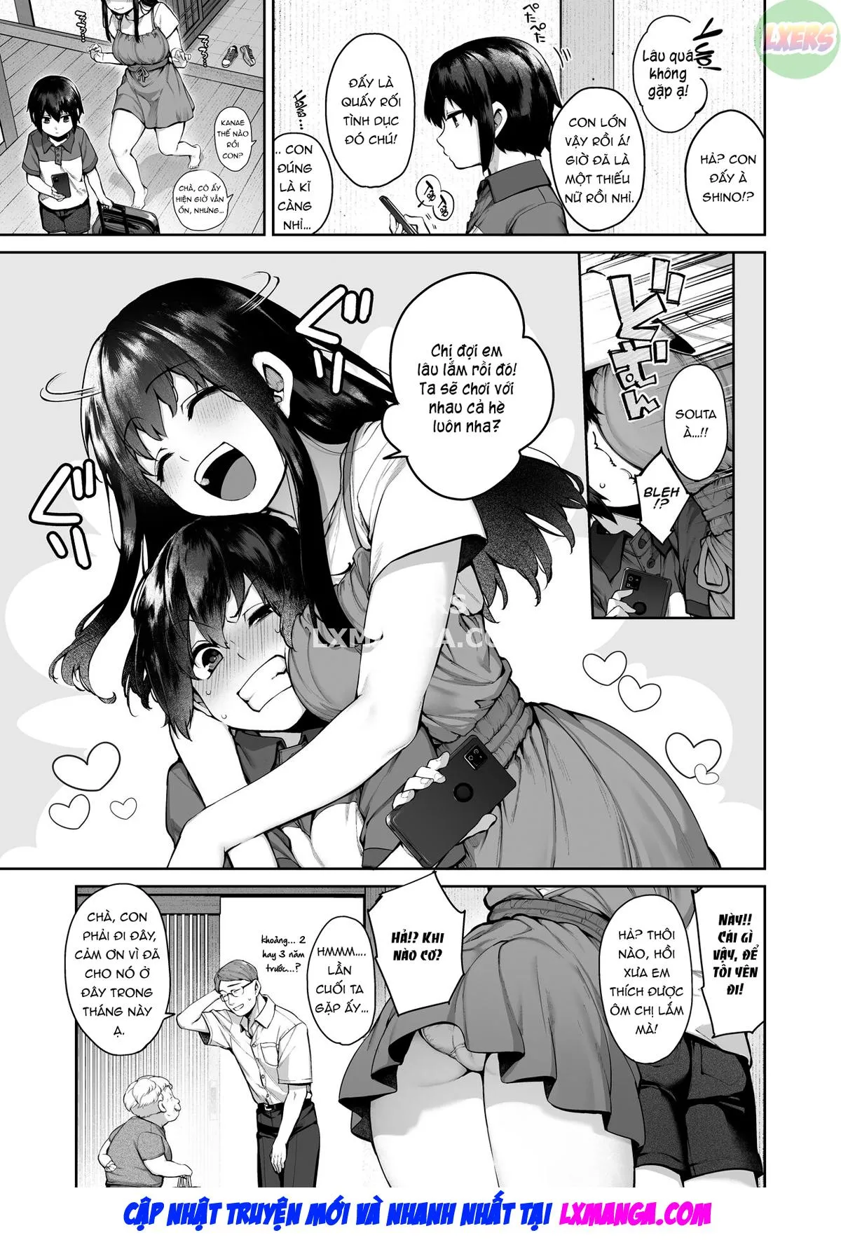 HentaiVN.net - Ảnh 6 - Otona ni Naru Natsu [-Oboetate H ni Dohamari suru Inaka OneShota-] - Oneshot
