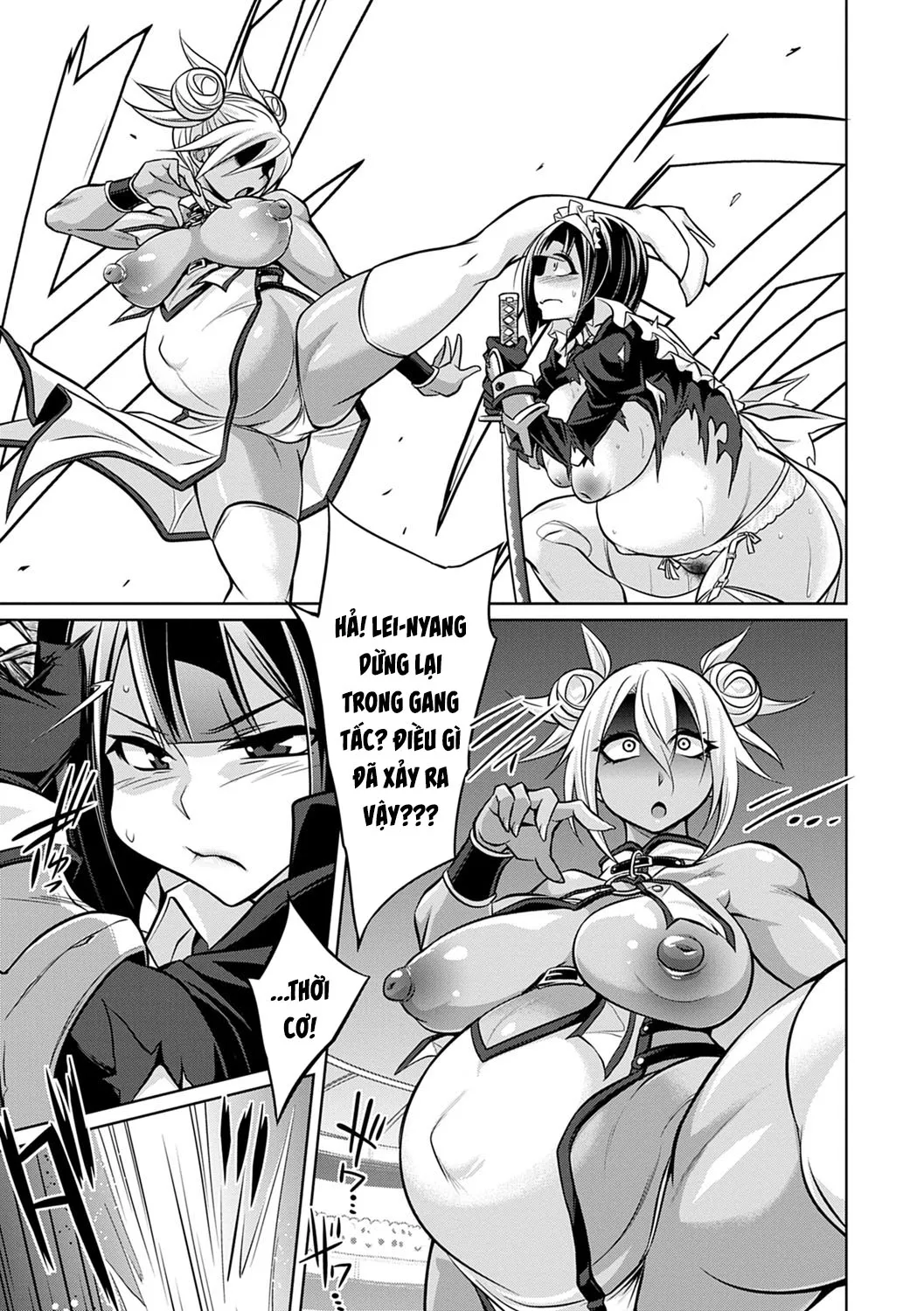 HentaiVN.net - Ảnh 10 - COMIC Grape Vol. 109 クイーン オブ スレイヴス ダッシュ 忍者とぷにあなが出会ってやっぱりバトル妊婦 - Chap 2