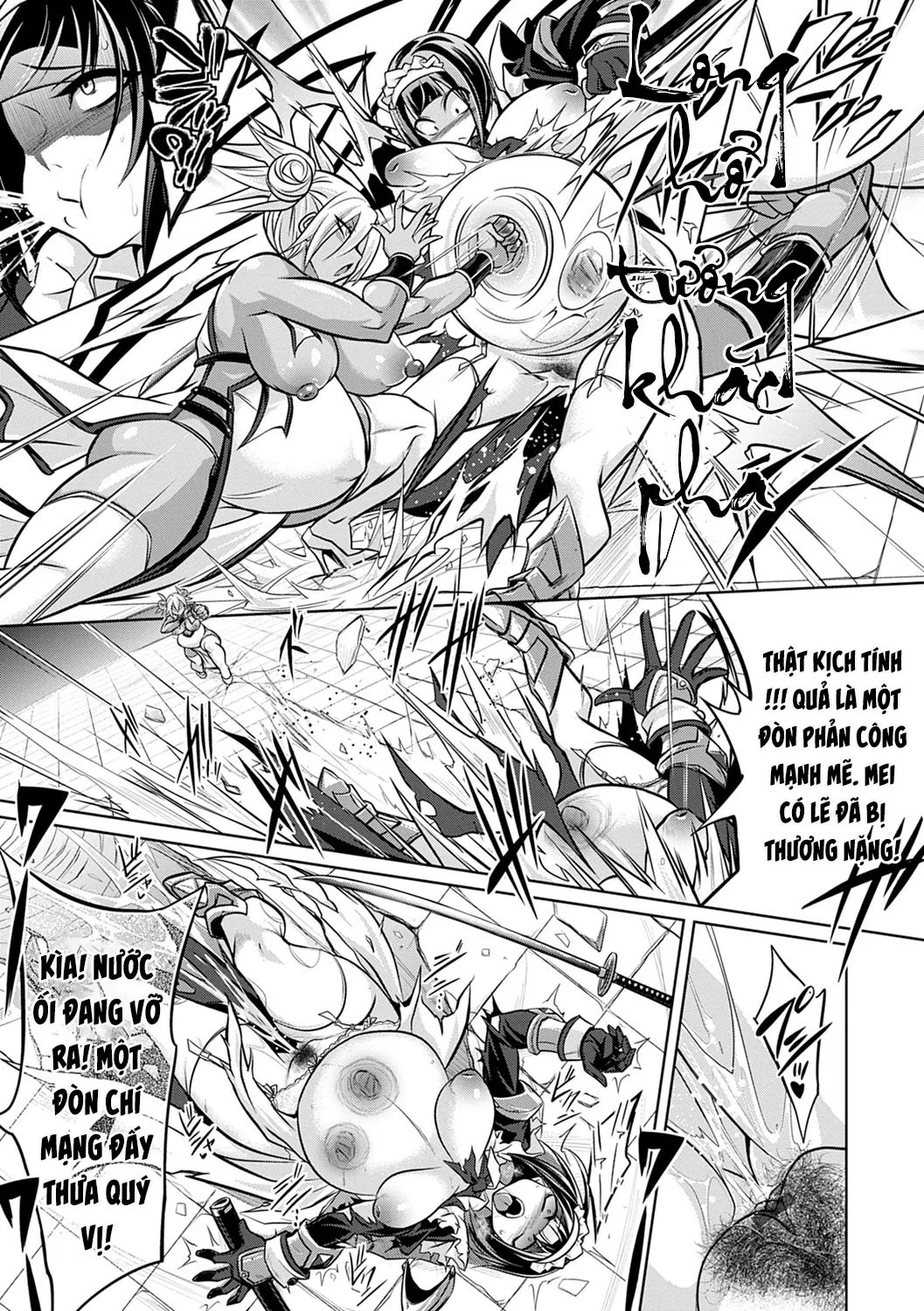 HentaiVN.net - Ảnh 8 - COMIC Grape Vol. 109 クイーン オブ スレイヴス ダッシュ 忍者とぷにあなが出会ってやっぱりバトル妊婦 - Chap 2