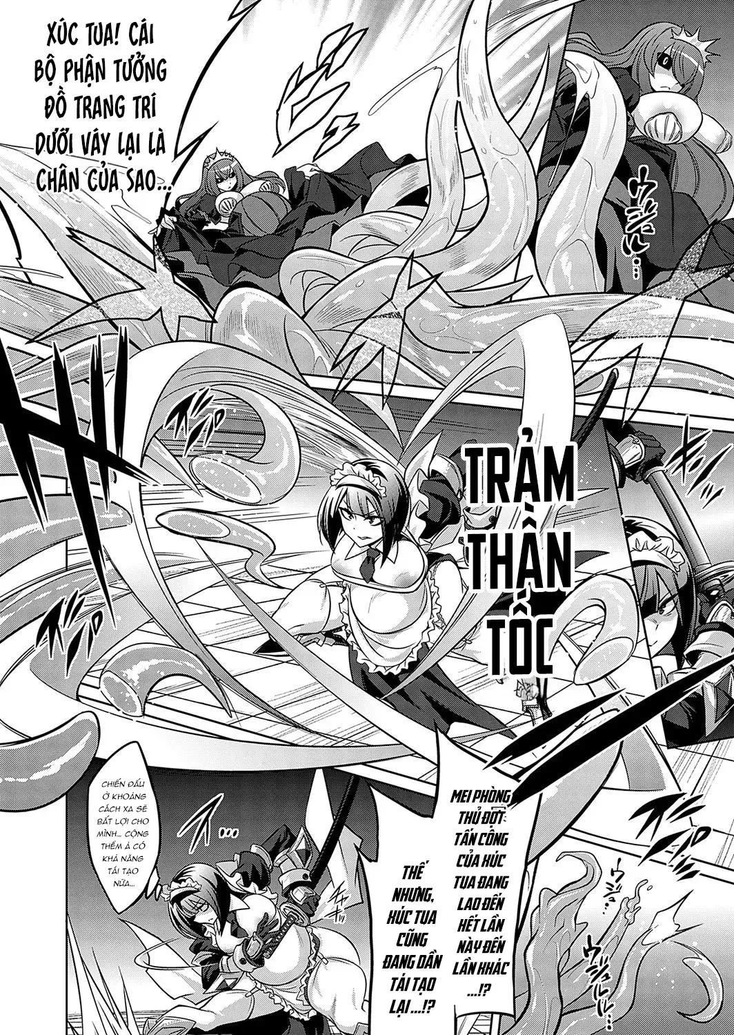 HentaiVN.net - Ảnh 6 - COMIC Grape Vol. 109 クイーン オブ スレイヴス ダッシュ 忍者とぷにあなが出会ってやっぱりバトル妊婦 - Chap 4