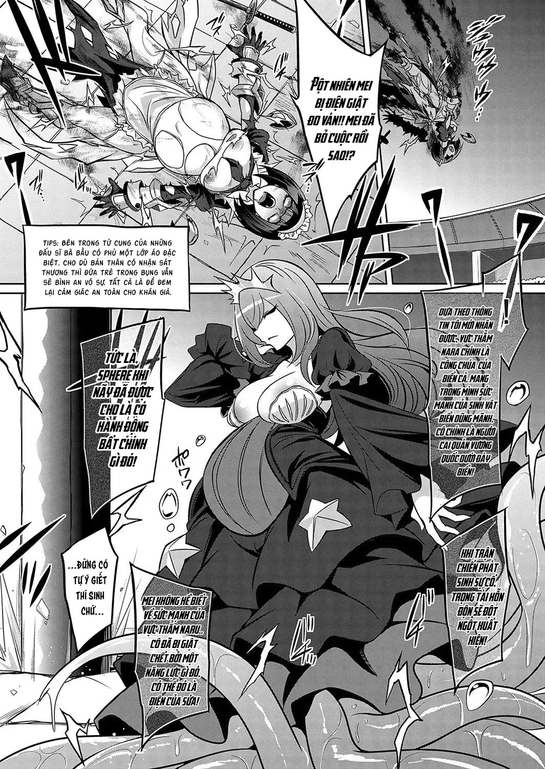 HentaiVN.net - Ảnh 8 - COMIC Grape Vol. 109 クイーン オブ スレイヴス ダッシュ 忍者とぷにあなが出会ってやっぱりバトル妊婦 - Chap 4