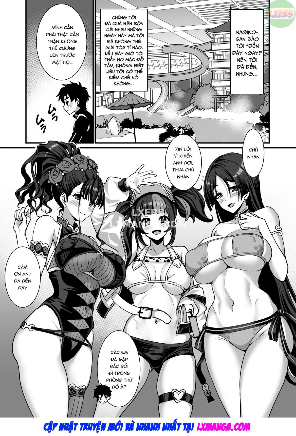 HentaiVN.net - Ảnh 5 - Heian Girls 4P Sexy Bathhouse Play [Heian Joshi to 4P Fuuzoku Play] - Oneshot