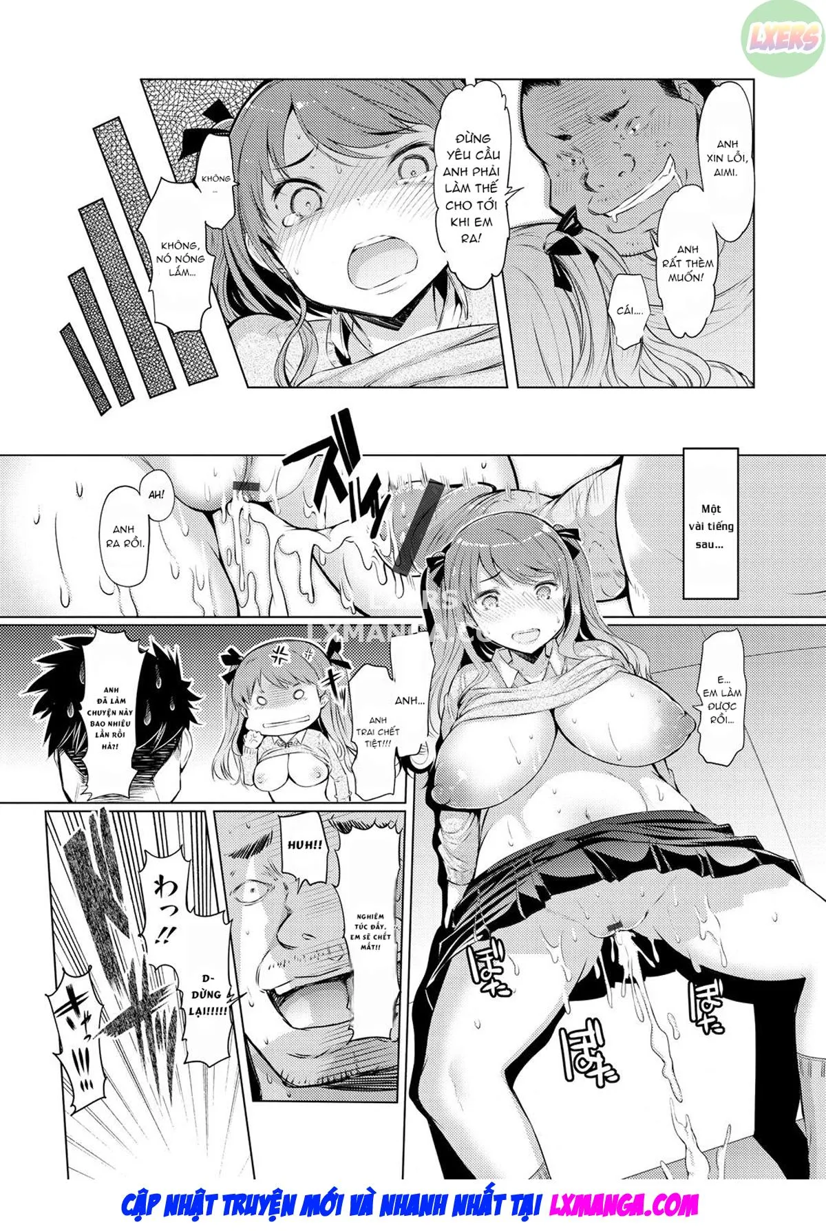 HentaiVN.net - Ảnh 20 - The Record of Sex with My Sister [Imouto Kansatsu Nikki] - Chap 9