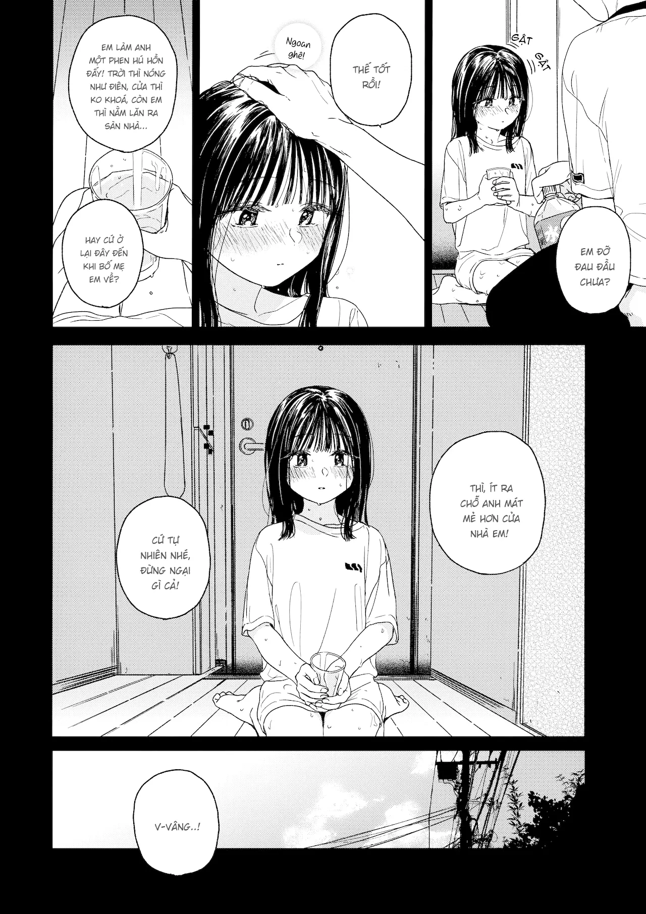 HentaiVN.net - Ảnh 12 - Bé hàng xóm kế bên tôi [おとなりさん; My Next-Door Neighbor] - Oneshot