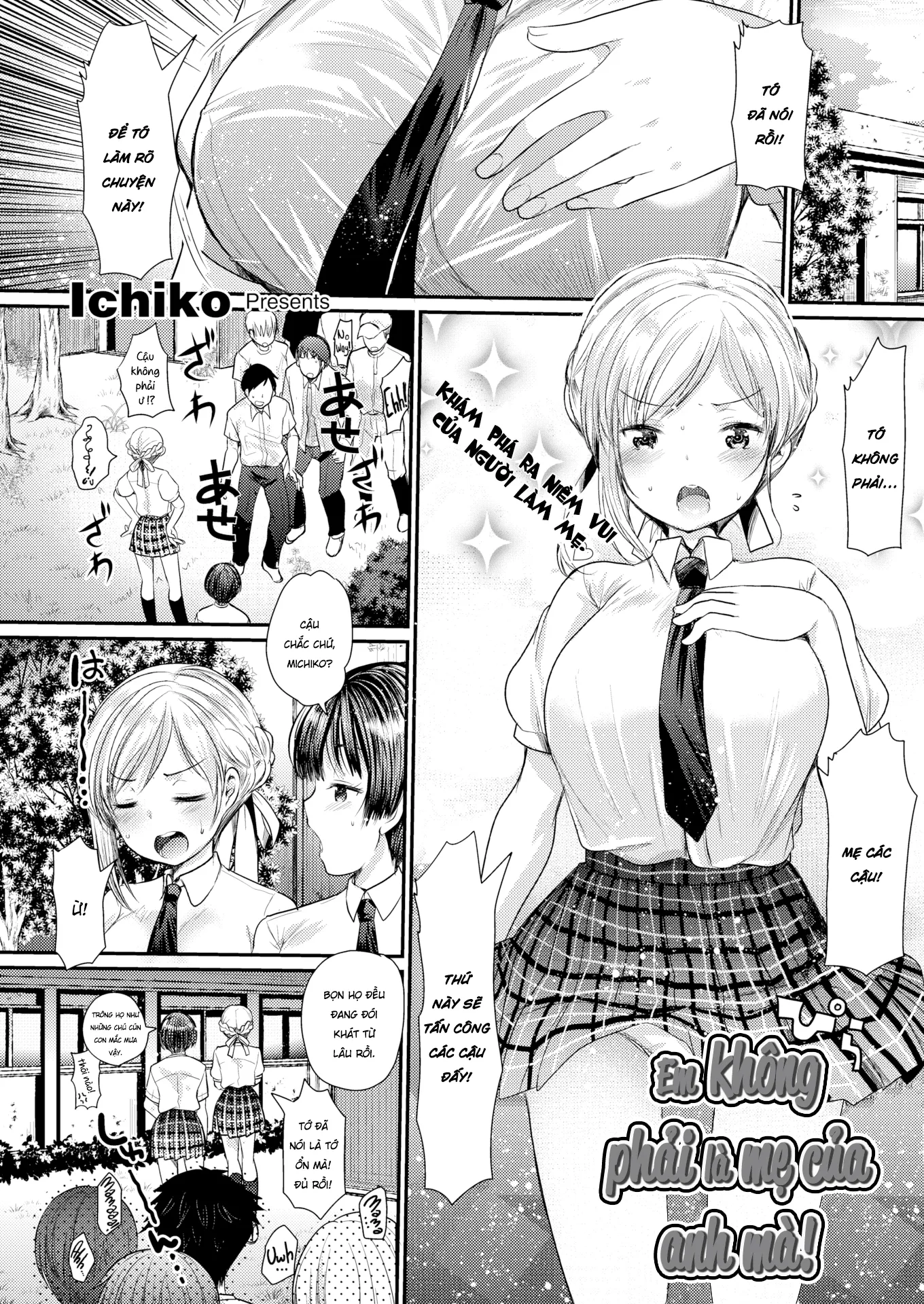 HentaiVN.net - Ảnh 3 - Em không phải mẹ của anh mà! - Oneshot