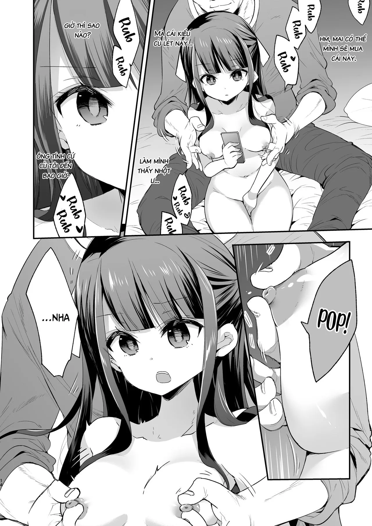 HentaiVN.net - Ảnh 14 - Ngày mà cô bé khó ở chịu thua ông chú xấu xa. [Fukan Shoujo ga Oji-san ni Maketa Hi] - Oneshot