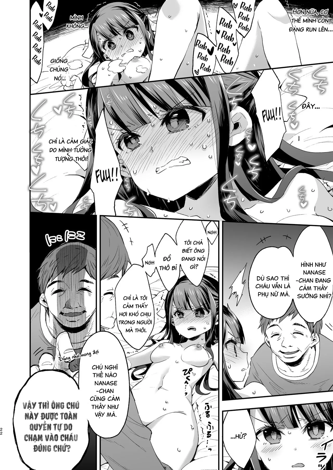 HentaiVN.net - Ảnh 22 - Ngày mà cô bé khó ở chịu thua ông chú xấu xa. [Fukan Shoujo ga Oji-san ni Maketa Hi] - Oneshot