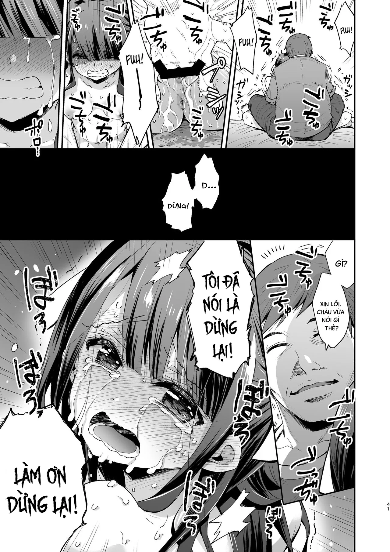HentaiVN.net - Ảnh 40 - Ngày mà cô bé khó ở chịu thua ông chú xấu xa. [Fukan Shoujo ga Oji-san ni Maketa Hi] - Oneshot