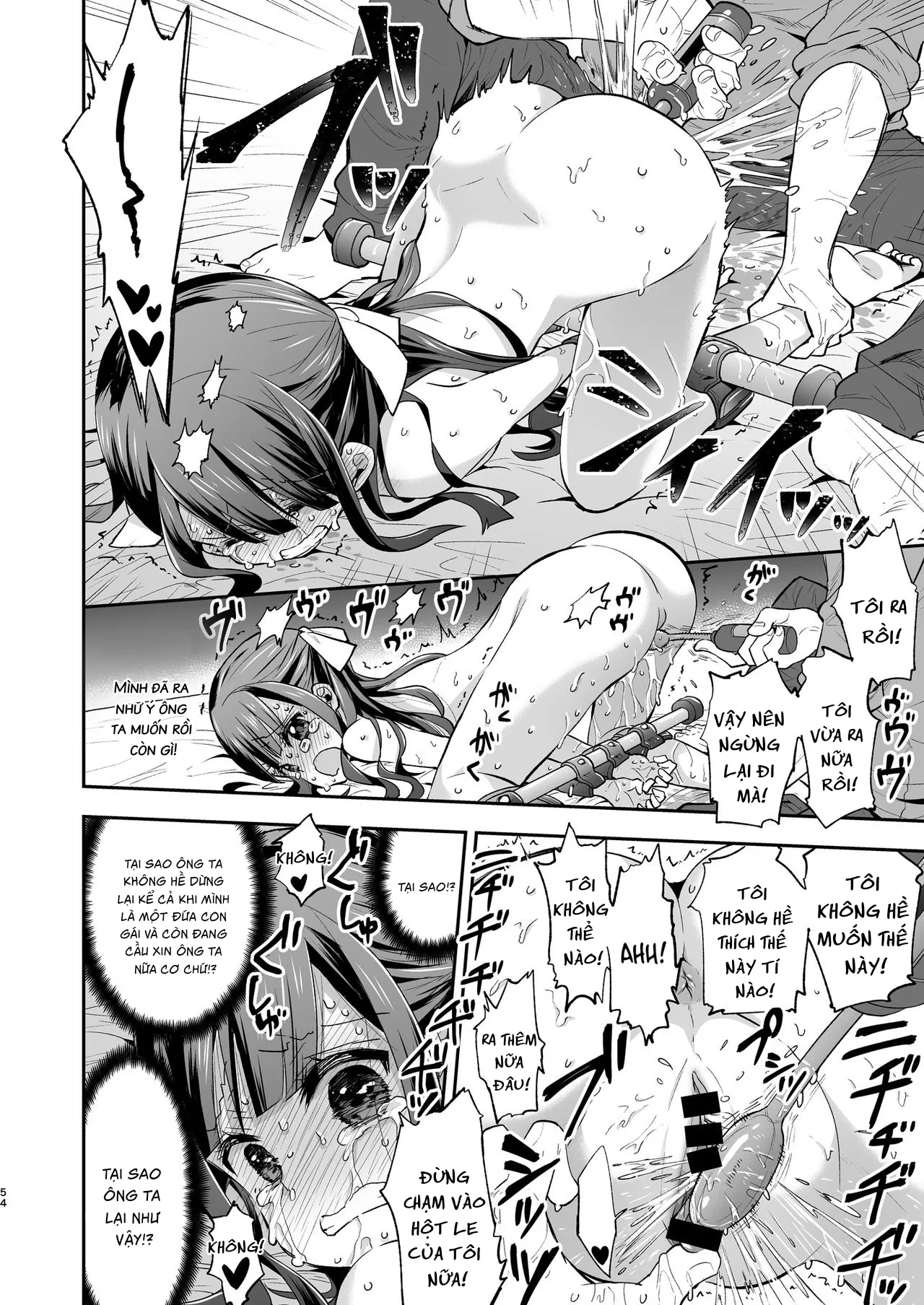 HentaiVN.net - Ảnh 53 - Ngày mà cô bé khó ở chịu thua ông chú xấu xa. [Fukan Shoujo ga Oji-san ni Maketa Hi] - Oneshot