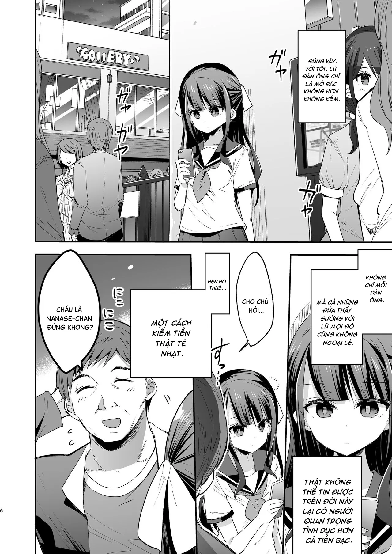 HentaiVN.net - Ảnh 6 - Ngày mà cô bé khó ở chịu thua ông chú xấu xa. [Fukan Shoujo ga Oji-san ni Maketa Hi] - Oneshot