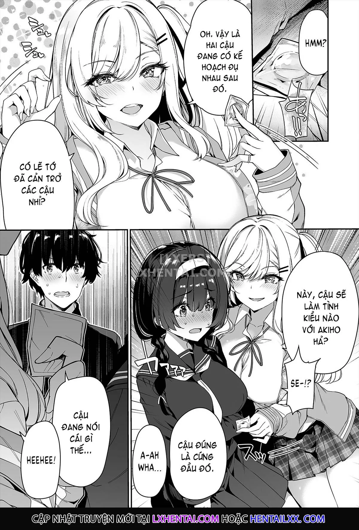 HentaiVN.net - Ảnh 10 - InCha Couple Ga You Gal-Tachi To SEX Training Suru Hanashi [陰キャカップルが陽ギャル達とSEXトレーニングする話] - Chap 1