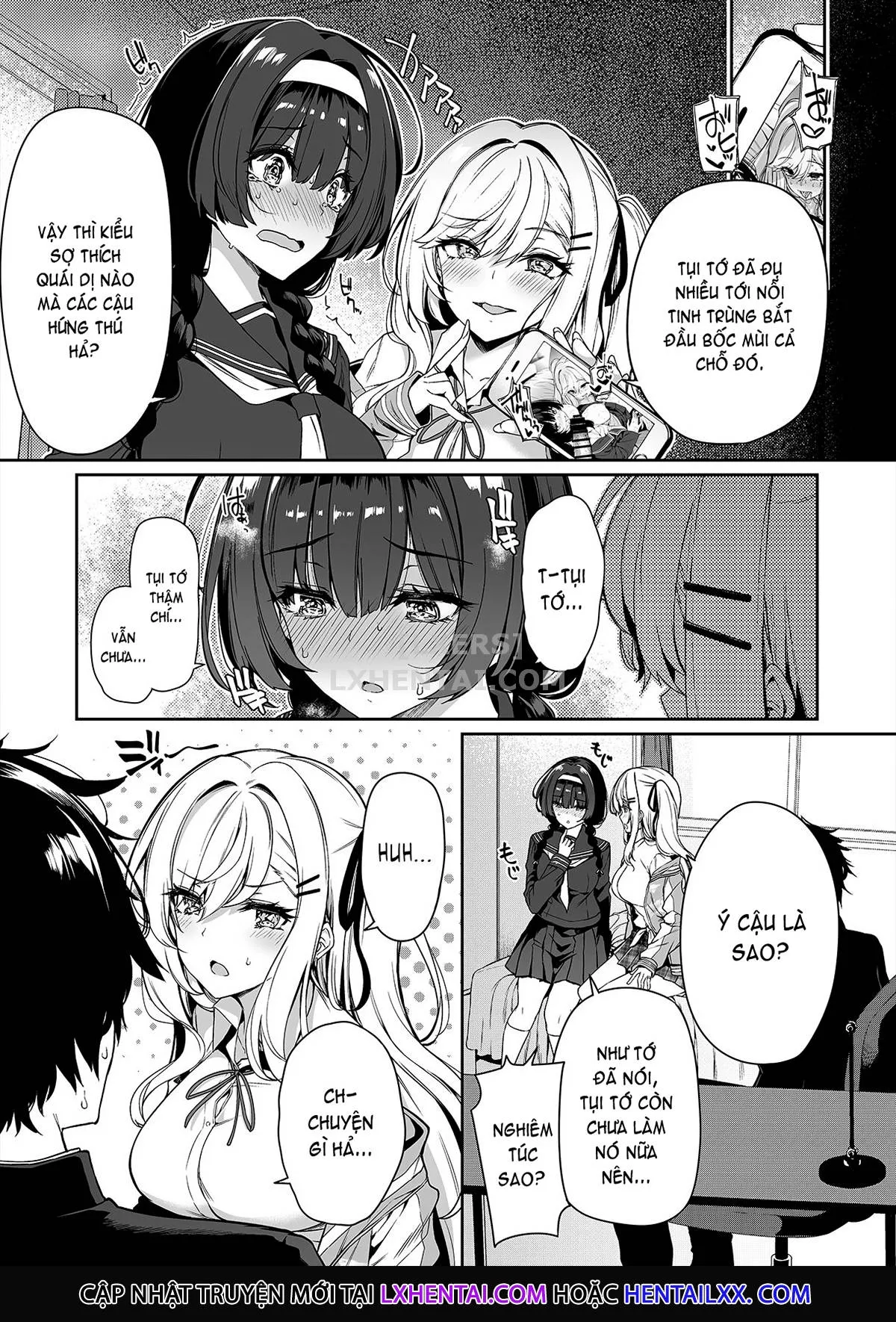 HentaiVN.net - Ảnh 14 - InCha Couple Ga You Gal-Tachi To SEX Training Suru Hanashi [陰キャカップルが陽ギャル達とSEXトレーニングする話] - Chap 1
