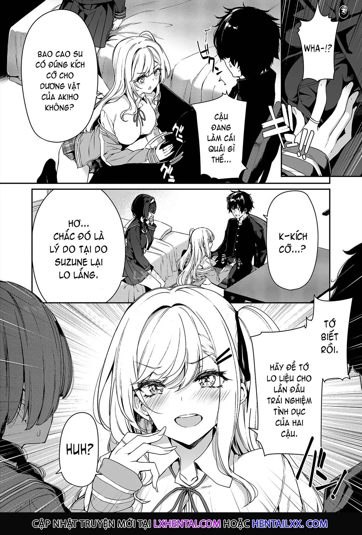 HentaiVN.net - Ảnh 15 - InCha Couple Ga You Gal-Tachi To SEX Training Suru Hanashi [陰キャカップルが陽ギャル達とSEXトレーニングする話] - Chap 1