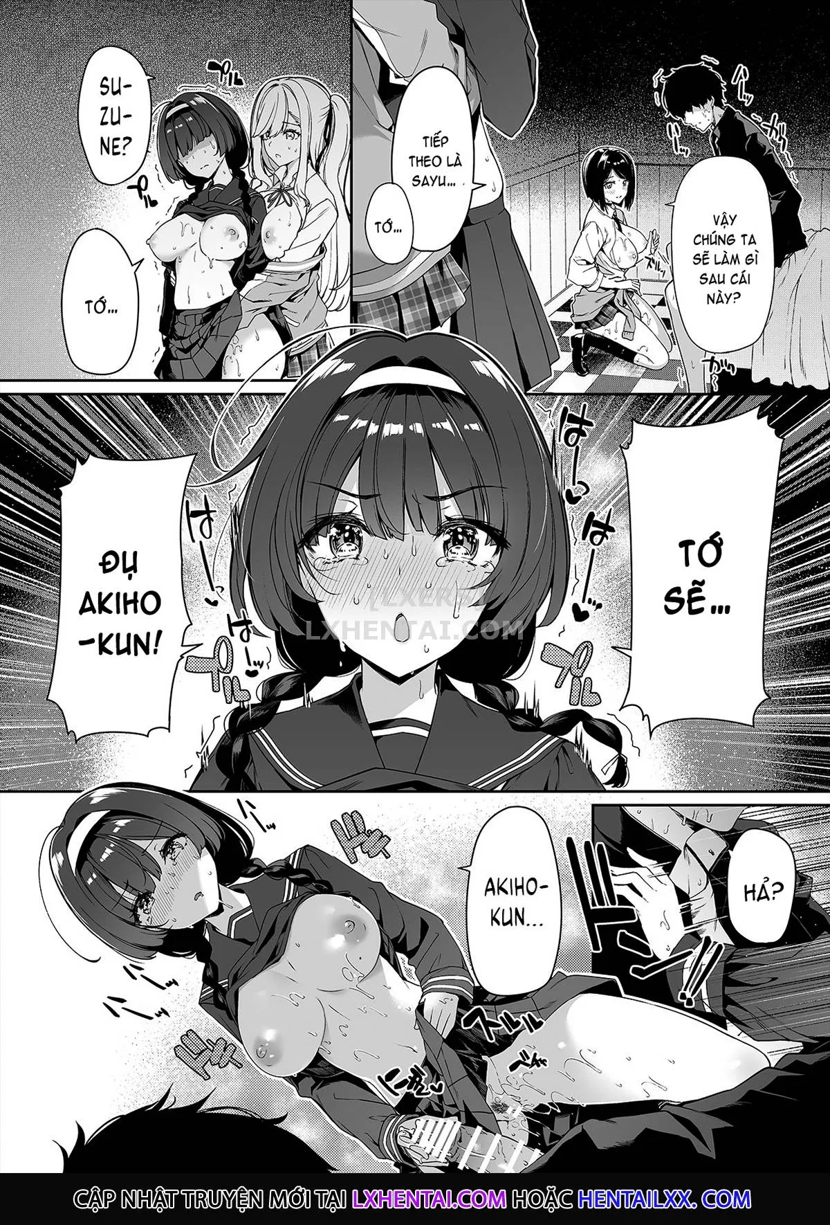 HentaiVN.net - Ảnh 35 - InCha Couple Ga You Gal-Tachi To SEX Training Suru Hanashi [陰キャカップルが陽ギャル達とSEXトレーニングする話] - Chap 1