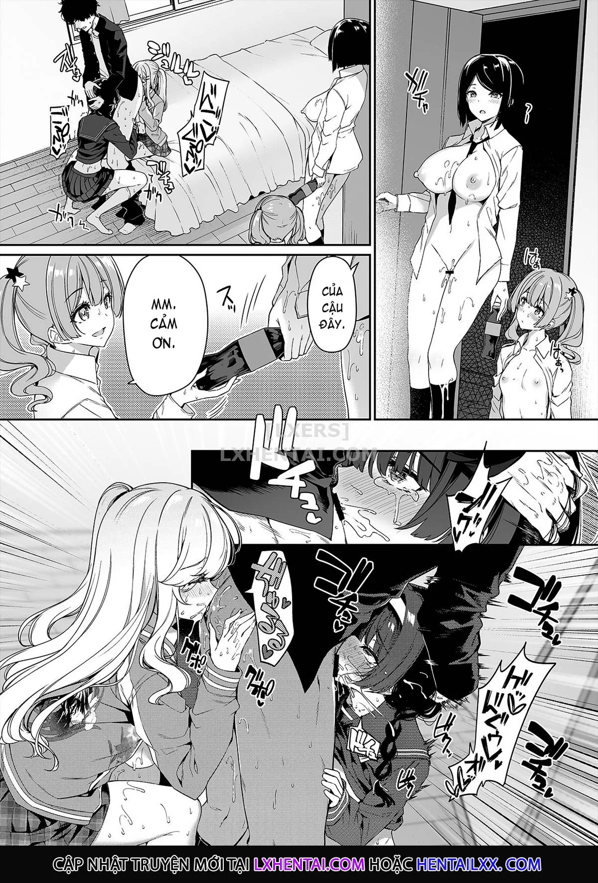 HentaiVN.net - Ảnh 43 - InCha Couple Ga You Gal-Tachi To SEX Training Suru Hanashi [陰キャカップルが陽ギャル達とSEXトレーニングする話] - Chap 1