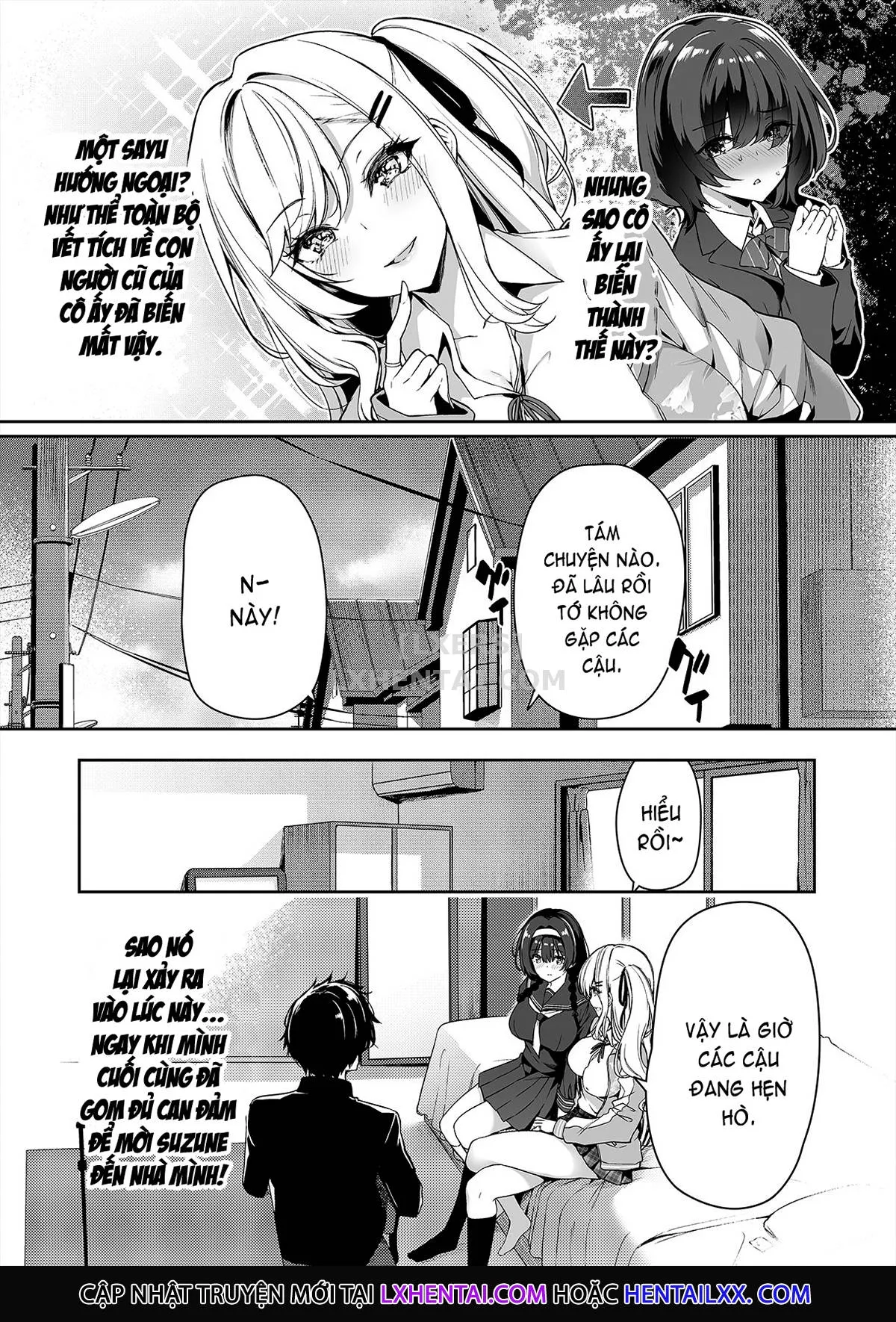 HentaiVN.net - Ảnh 9 - InCha Couple Ga You Gal-Tachi To SEX Training Suru Hanashi [陰キャカップルが陽ギャル達とSEXトレーニングする話] - Chap 1