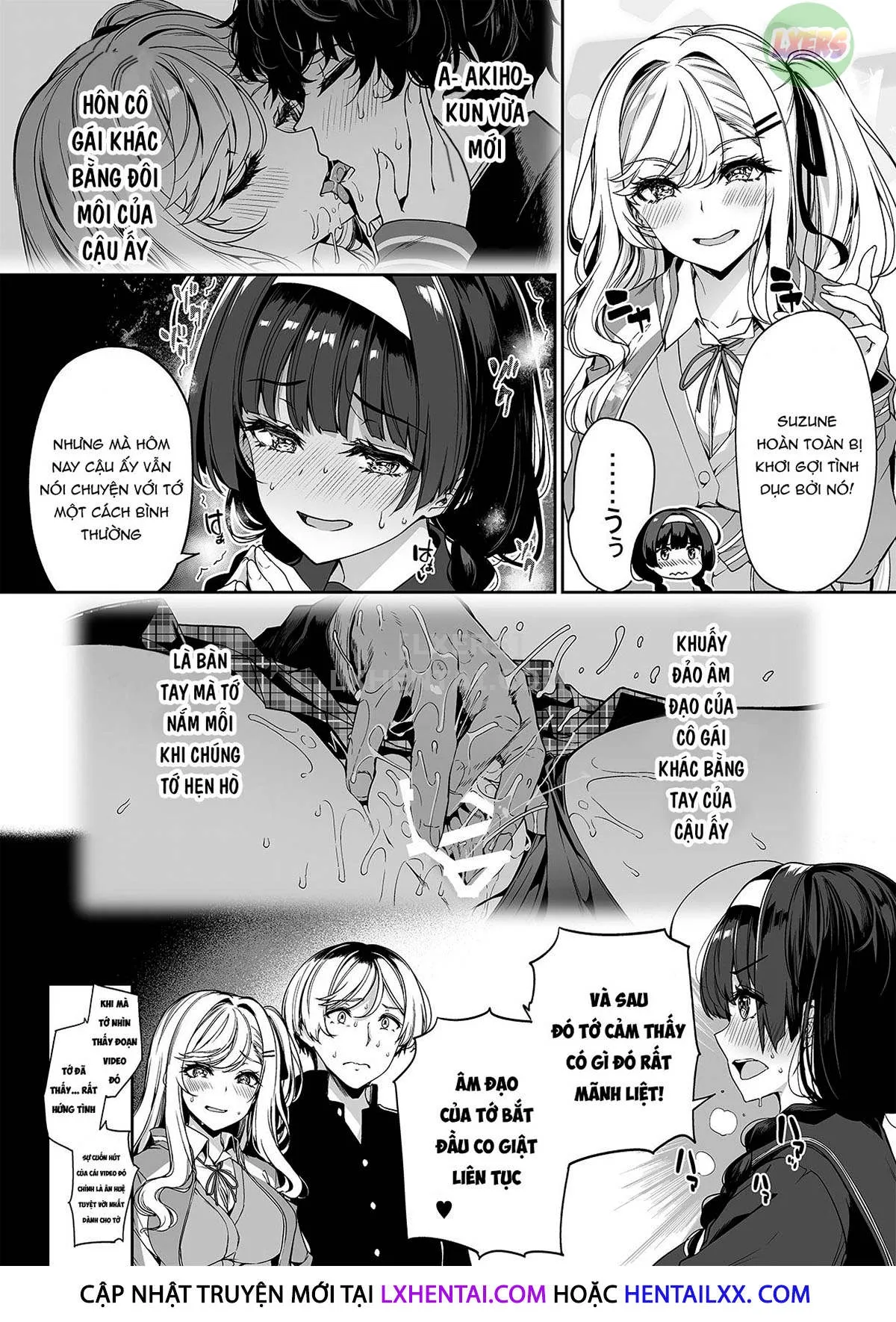 HentaiVN.net - Ảnh 23 - InCha Couple Ga You Gal-Tachi To SEX Training Suru Hanashi [陰キャカップルが陽ギャル達とSEXトレーニングする話] - Chap 2