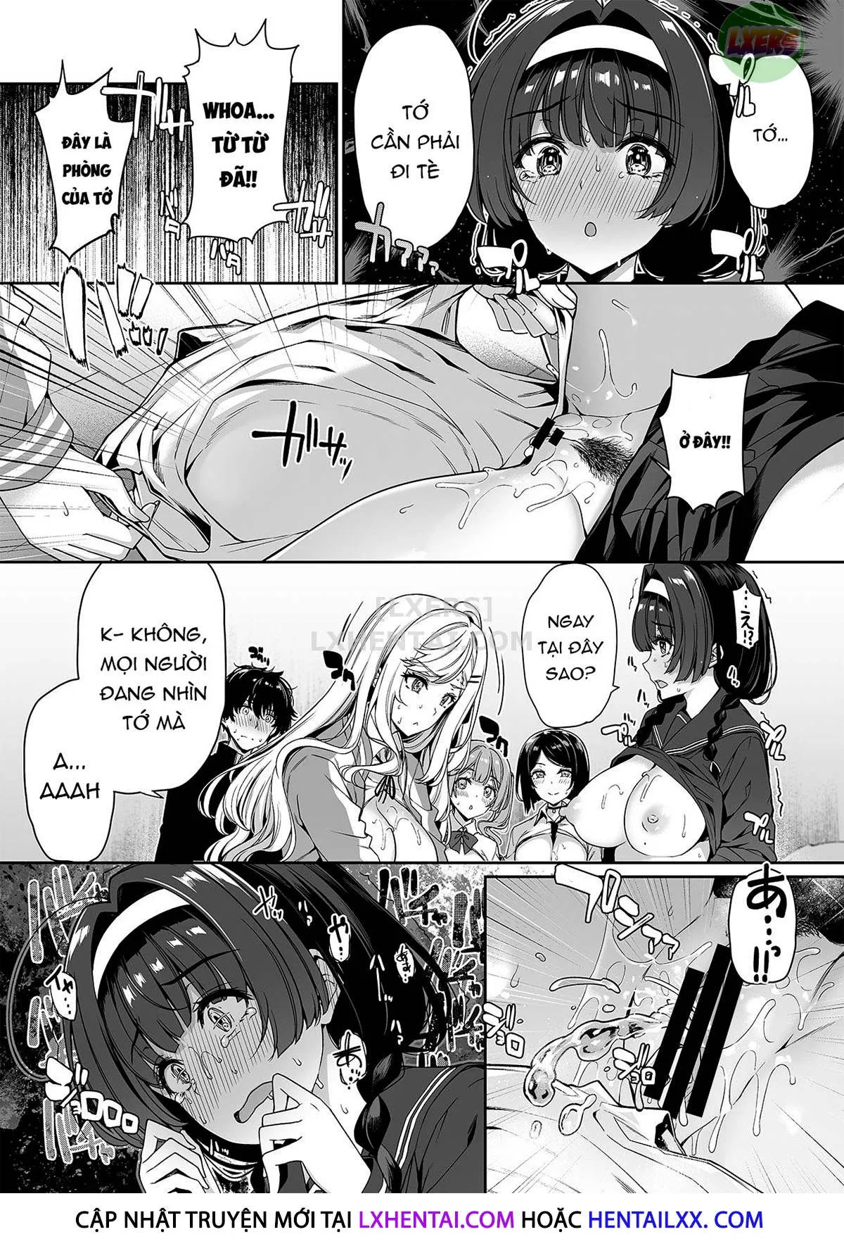 HentaiVN.net - Ảnh 34 - InCha Couple Ga You Gal-Tachi To SEX Training Suru Hanashi [陰キャカップルが陽ギャル達とSEXトレーニングする話] - Chap 2