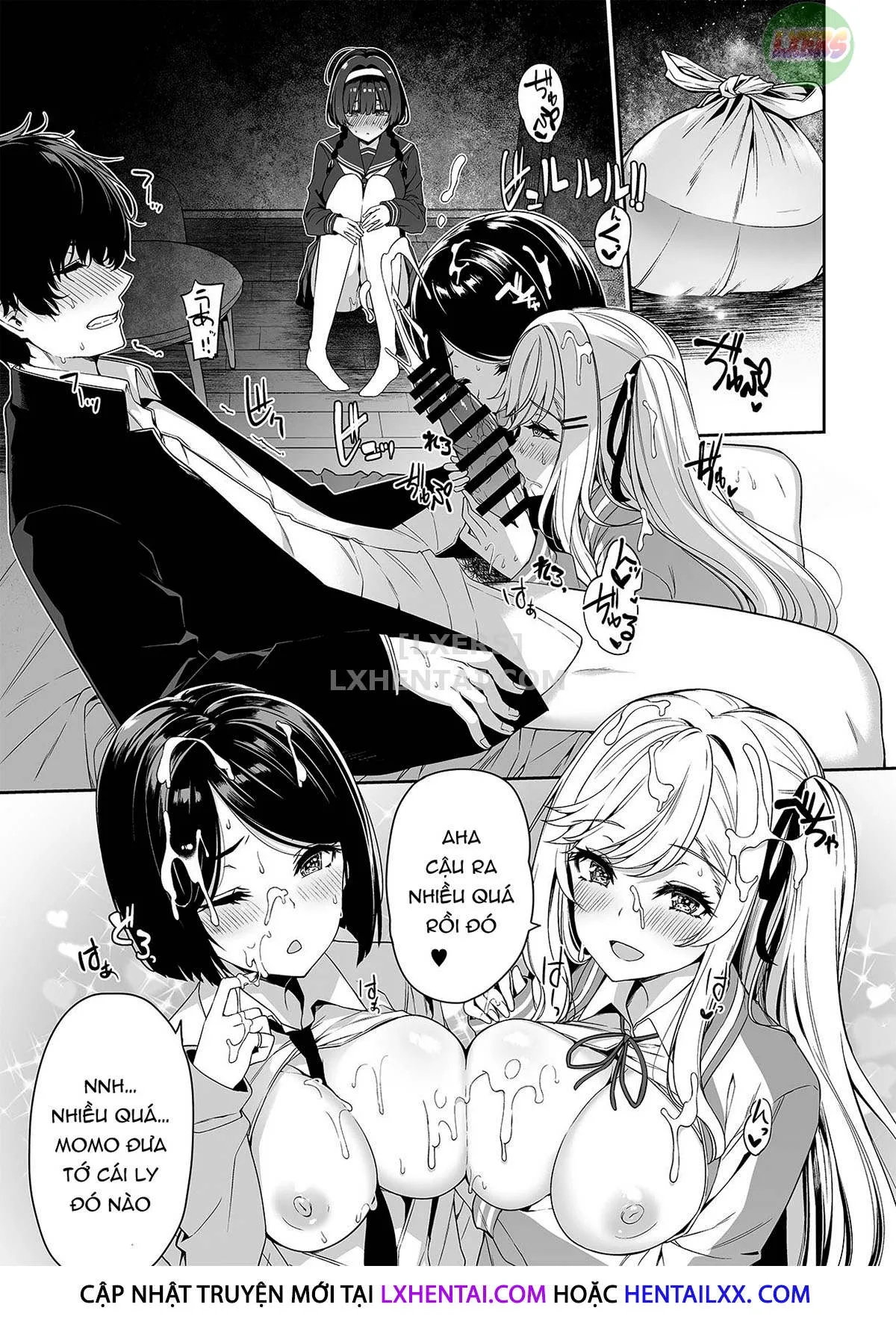 HentaiVN.net - Ảnh 36 - InCha Couple Ga You Gal-Tachi To SEX Training Suru Hanashi [陰キャカップルが陽ギャル達とSEXトレーニングする話] - Chap 2