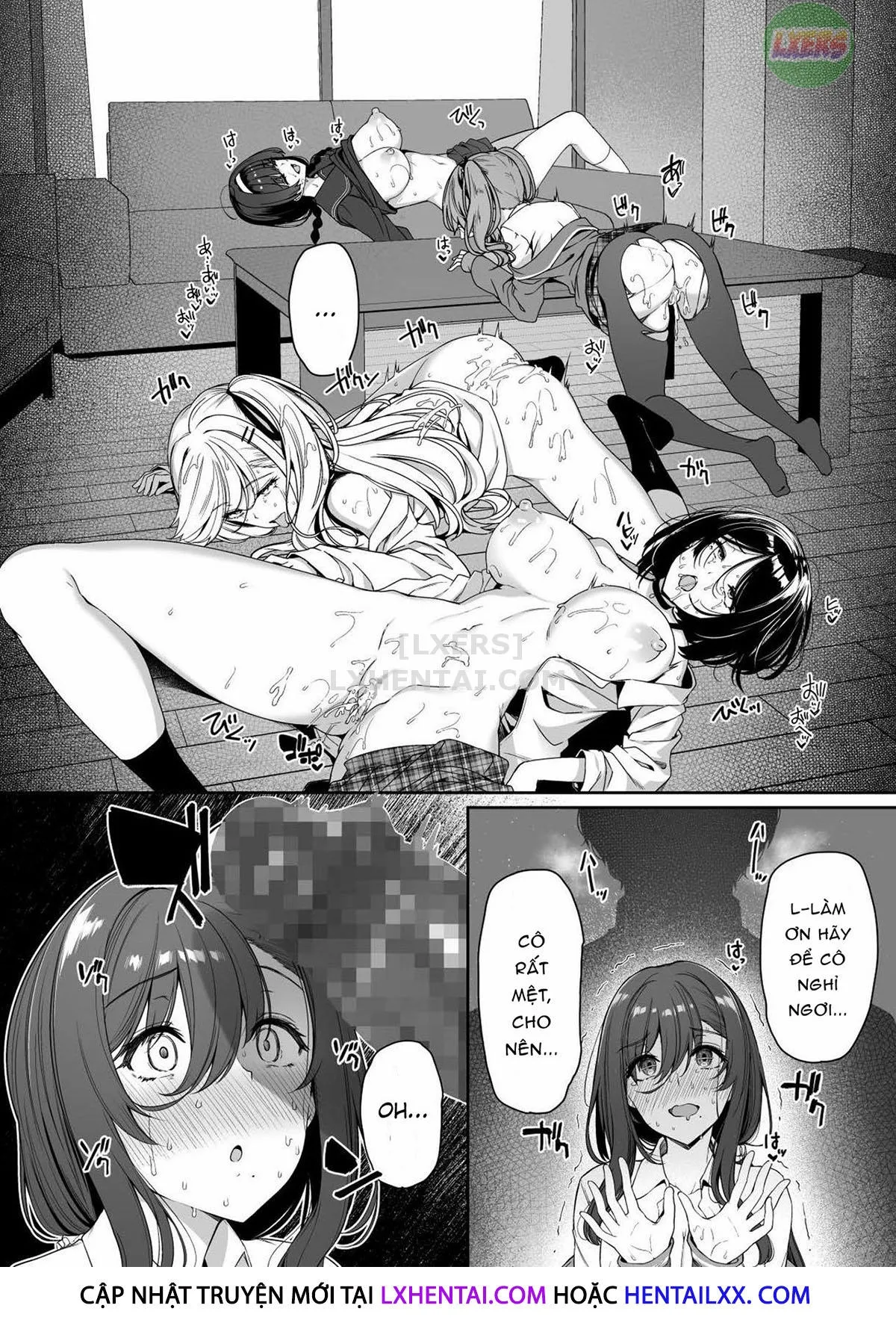HentaiVN.net - Ảnh 45 - InCha Couple Ga You Gal-Tachi To SEX Training Suru Hanashi [陰キャカップルが陽ギャル達とSEXトレーニングする話] - Chap 3