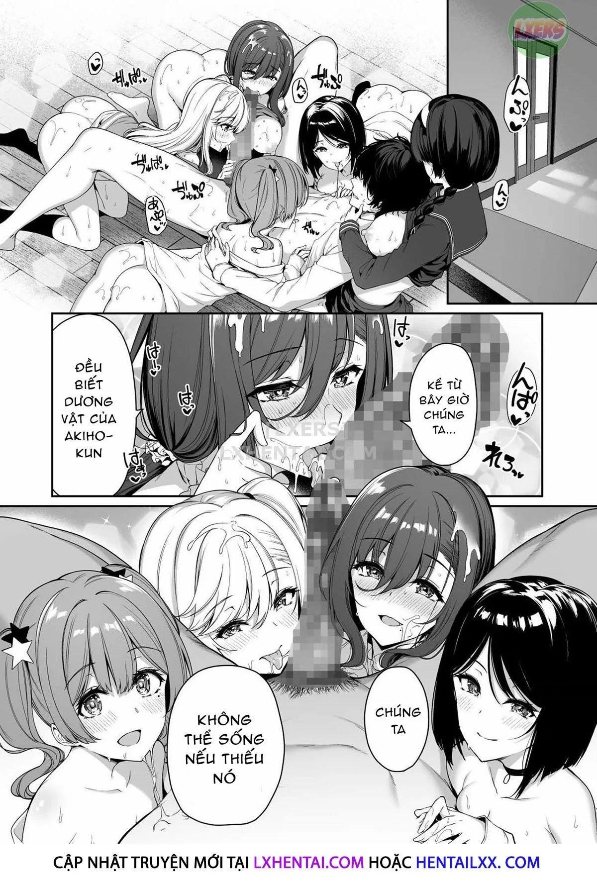 HentaiVN.net - Ảnh 49 - InCha Couple Ga You Gal-Tachi To SEX Training Suru Hanashi [陰キャカップルが陽ギャル達とSEXトレーニングする話] - Chap 3