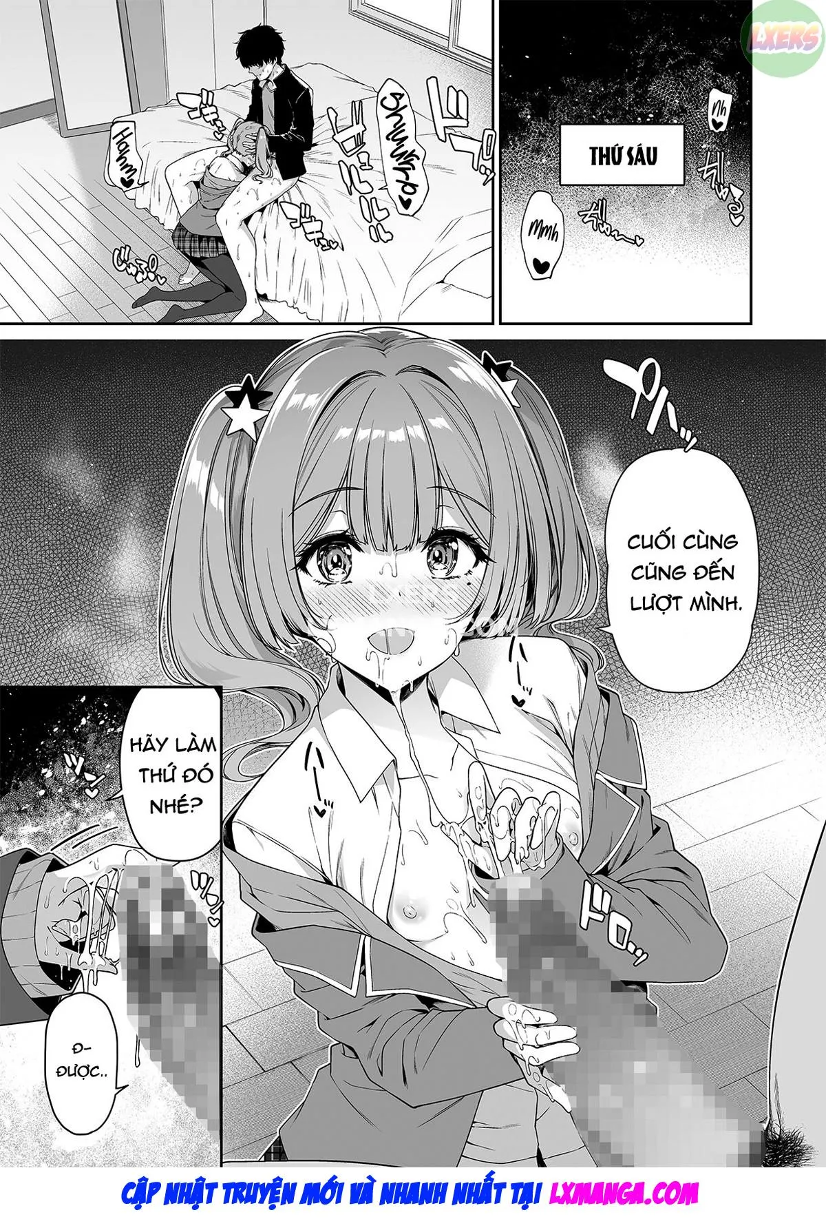 HentaiVN.net - Ảnh 26 - InCha Couple Ga You Gal-Tachi To SEX Training Suru Hanashi [陰キャカップルが陽ギャル達とSEXトレーニングする話] - Chap 4 - [END]