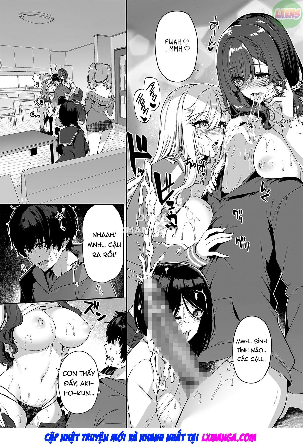 HentaiVN.net - Ảnh 42 - InCha Couple Ga You Gal-Tachi To SEX Training Suru Hanashi [陰キャカップルが陽ギャル達とSEXトレーニングする話] - Chap 4 - [END]