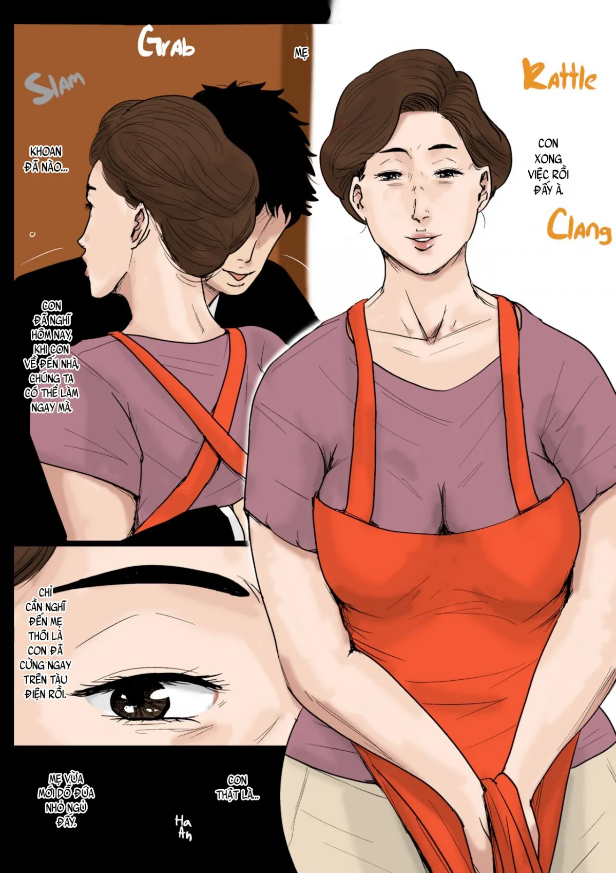 HentaiVN.net - Ảnh 21 - 20 năm biên niên sử của mẹ và tôi. [Kaasan to Ore no 20 Nenshi] - Chap 2