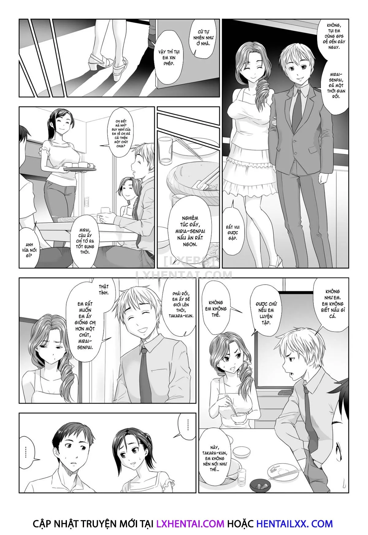 HentaiVN.net - Ảnh 10 - Taninbou ni Aegu Tsuma [A Wife Moaning To Another Man's Cock] - Chap 1
