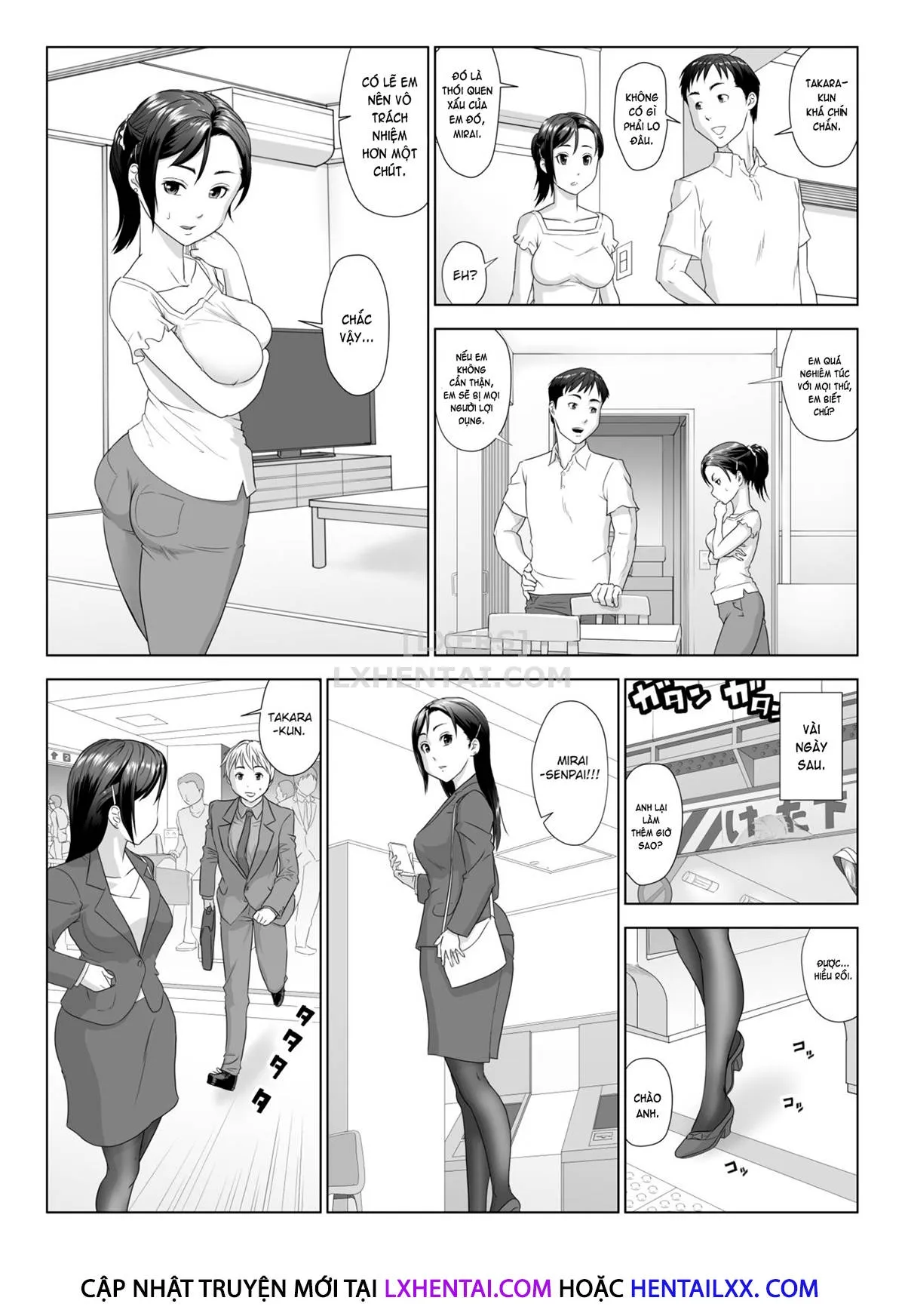 HentaiVN.net - Ảnh 12 - Taninbou ni Aegu Tsuma [A Wife Moaning To Another Man's Cock] - Chap 1