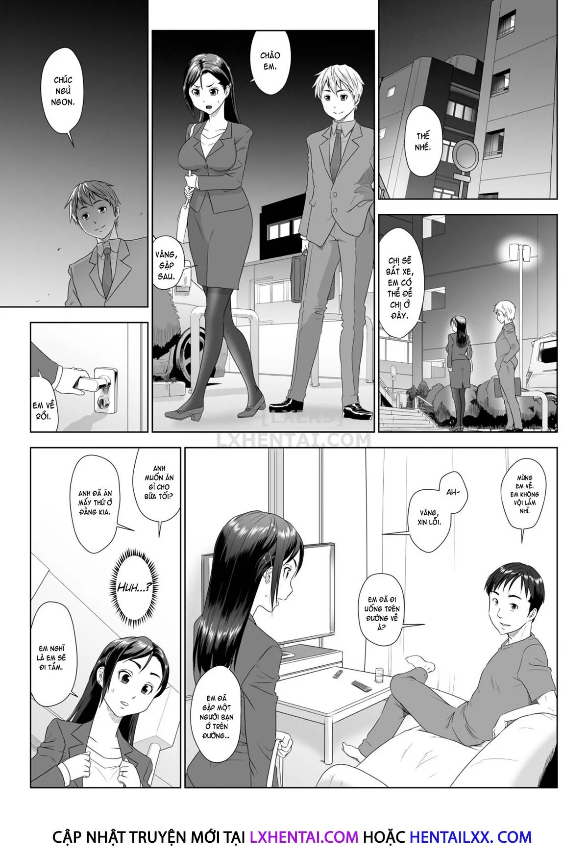HentaiVN.net - Ảnh 16 - Taninbou ni Aegu Tsuma [A Wife Moaning To Another Man's Cock] - Chap 1
