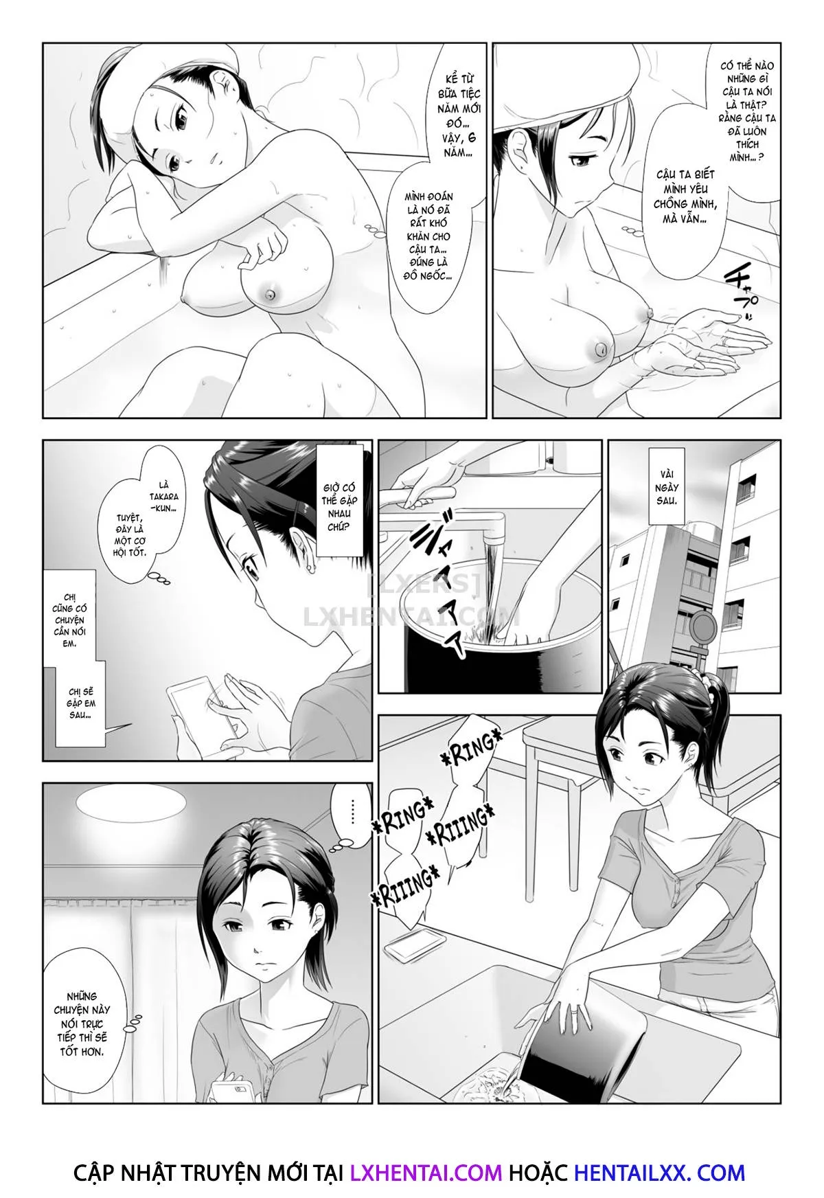 HentaiVN.net - Ảnh 18 - Taninbou ni Aegu Tsuma [A Wife Moaning To Another Man's Cock] - Chap 1