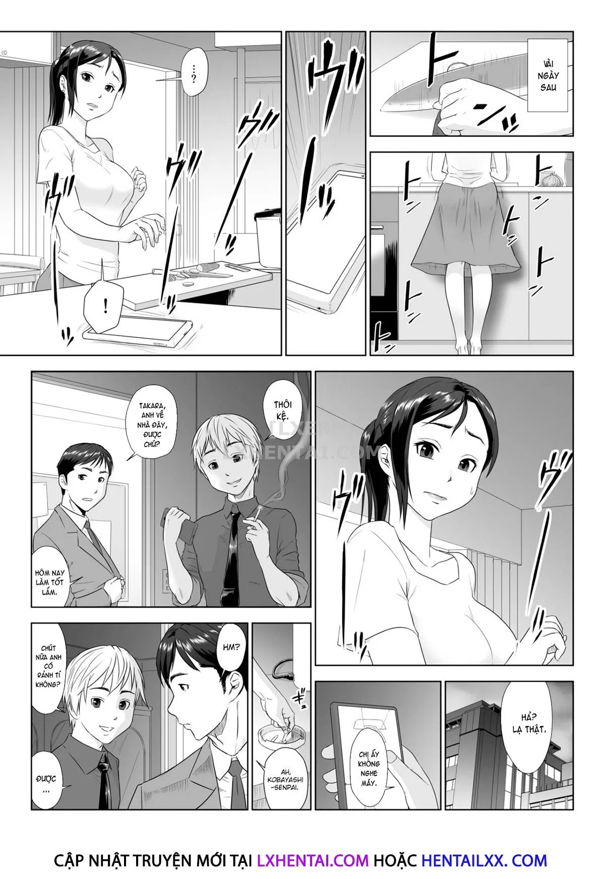 HentaiVN.net - Ảnh 50 - Taninbou ni Aegu Tsuma [A Wife Moaning To Another Man's Cock] - Chap 1