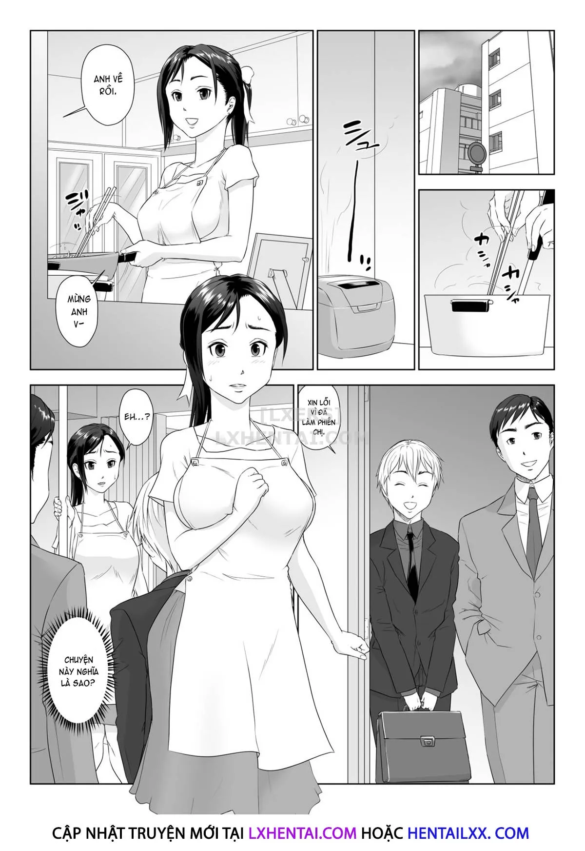 HentaiVN.net - Ảnh 51 - Taninbou ni Aegu Tsuma [A Wife Moaning To Another Man's Cock] - Chap 1