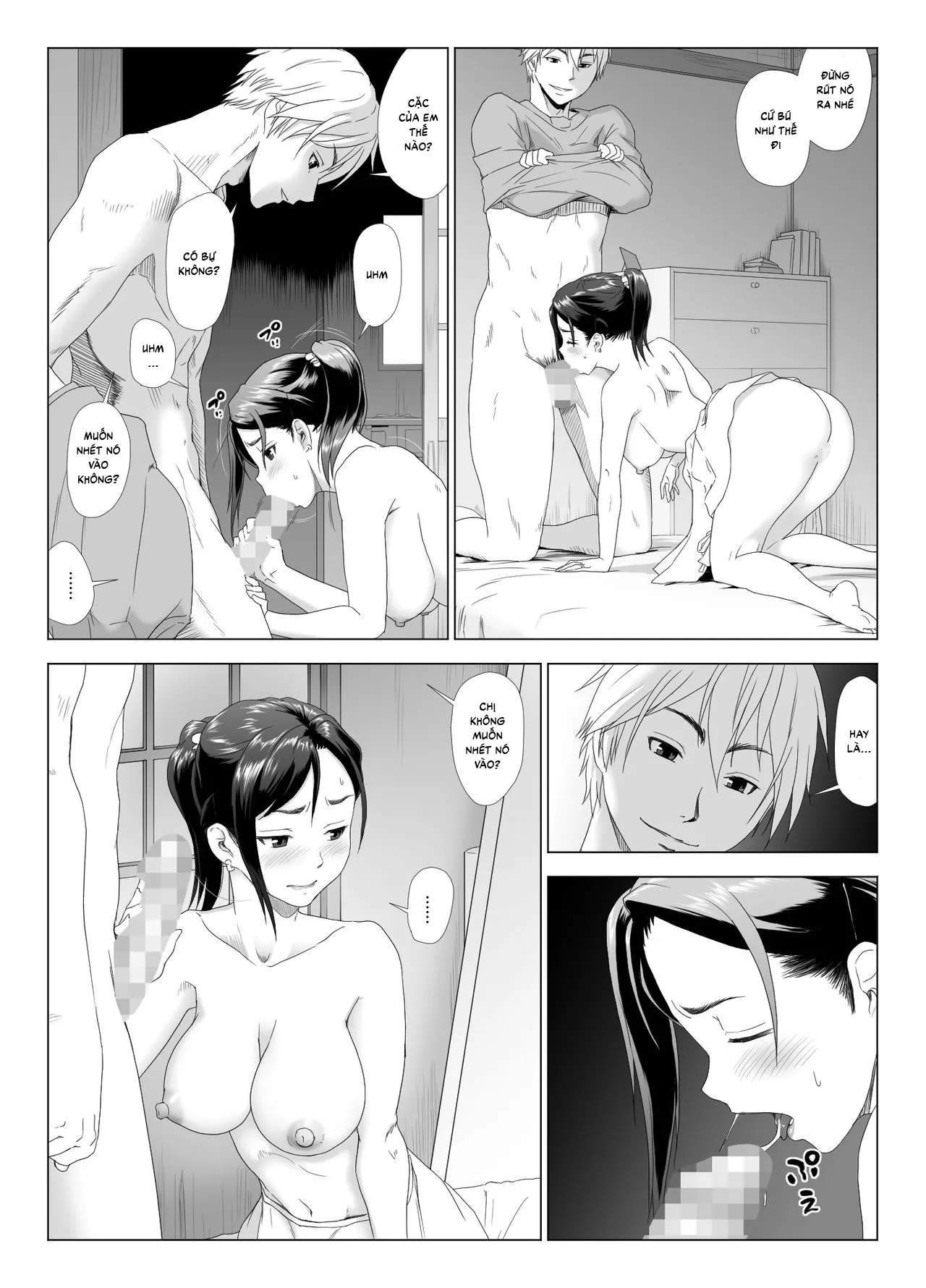 HentaiVN.net - Ảnh 25 - Taninbou ni Aegu Tsuma [A Wife Moaning To Another Man's Cock] - Chap 2