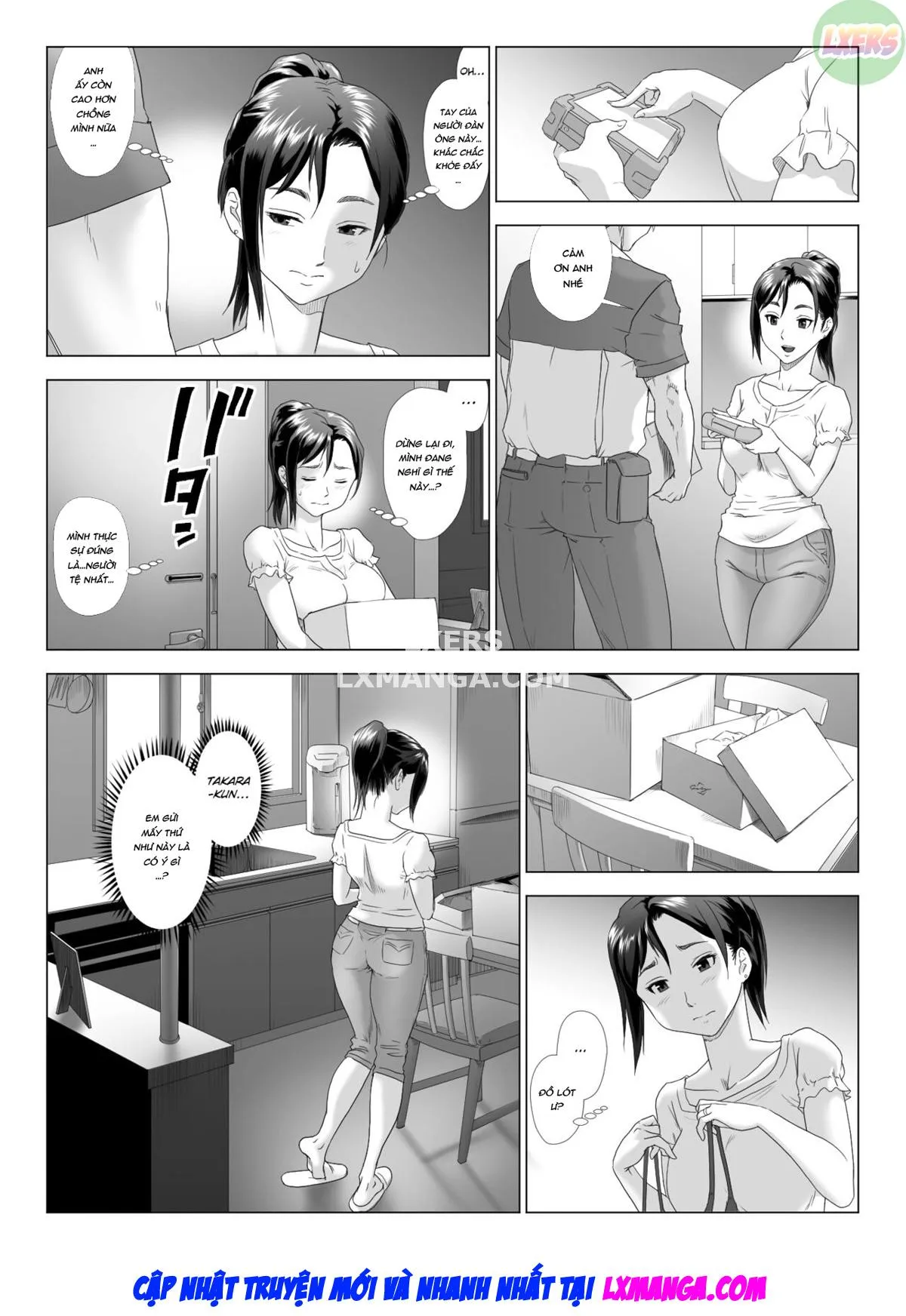 HentaiVN.net - Ảnh 19 - Taninbou ni Aegu Tsuma [A Wife Moaning To Another Man's Cock] - Chap 3