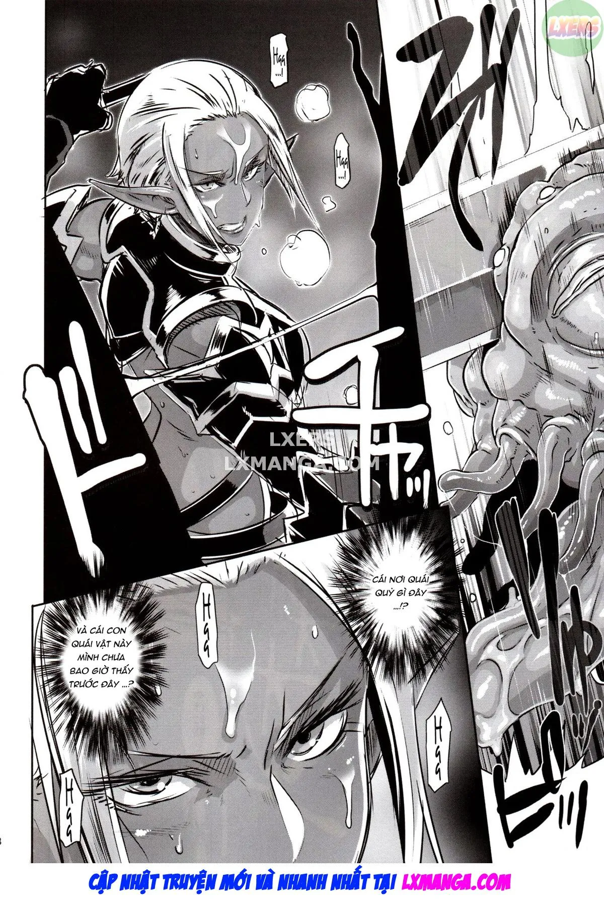 HentaiVN.net - Ảnh 10 - DARK ELF vs ALIEN - Oneshot