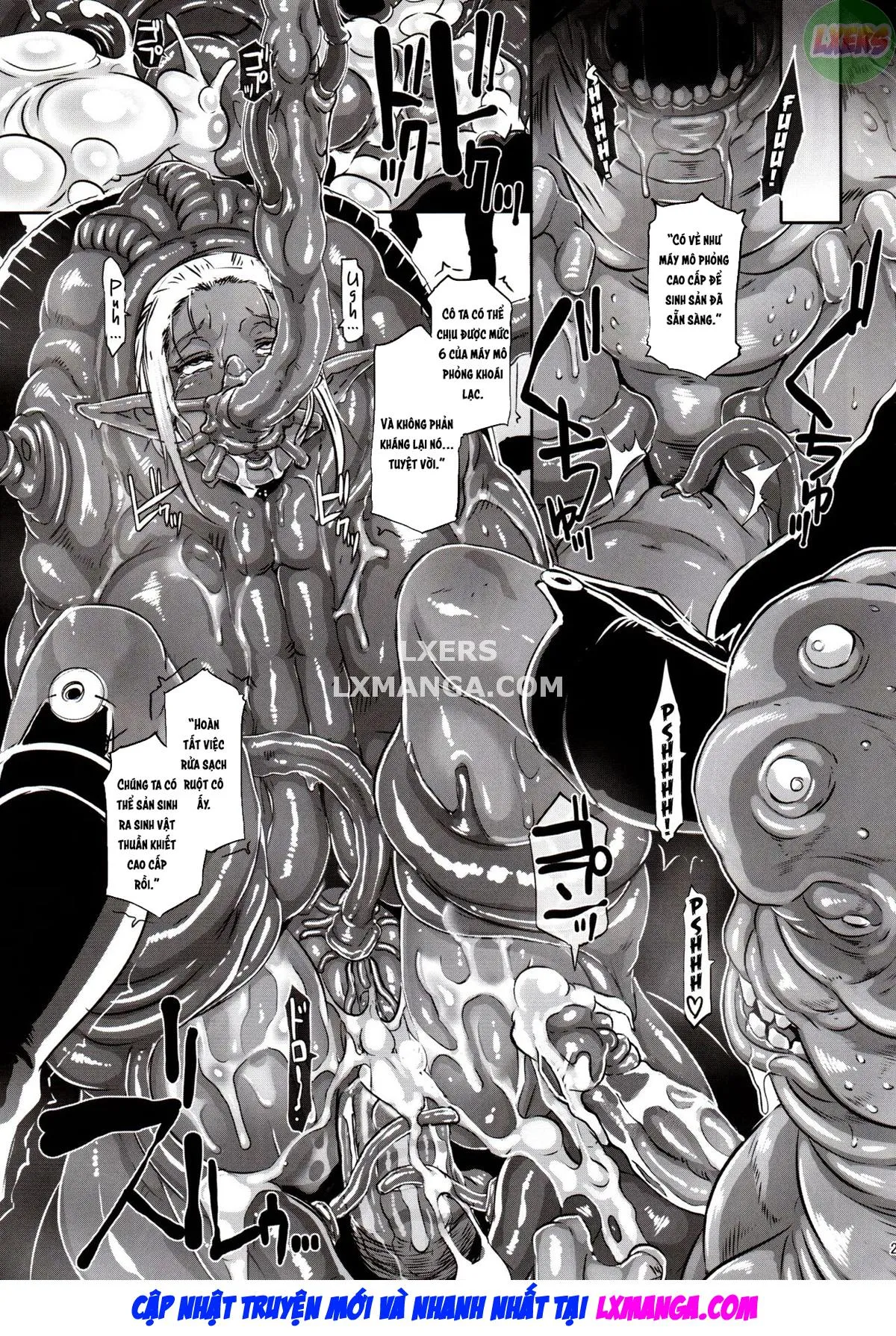 HentaiVN.net - Ảnh 25 - DARK ELF vs ALIEN - Oneshot
