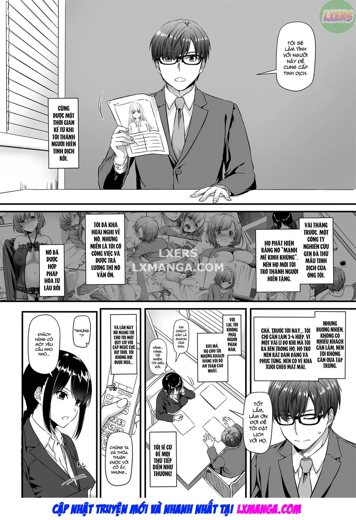 HentaiVN.net - Ảnh 8 - Pregnancy Officer DLO-16 [Haramaseya DLO-16] - Chap 2: DLO-19