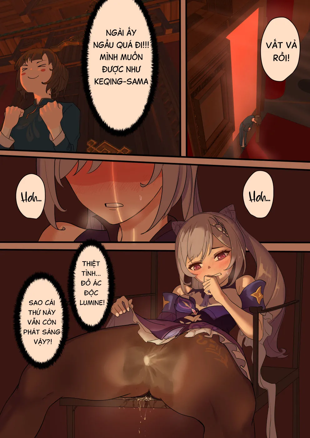 HentaiVN.net - Ảnh 3 - Món Quà Của Thất Tinh (Genshin Impact) [原神同人——刻晴篇] - Chap 2