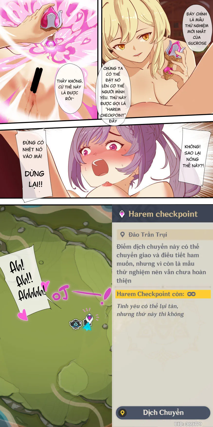 HentaiVN.net - Ảnh 11 - Món Quà Của Thất Tinh (Genshin Impact) [原神同人——刻晴篇] - Chap 3